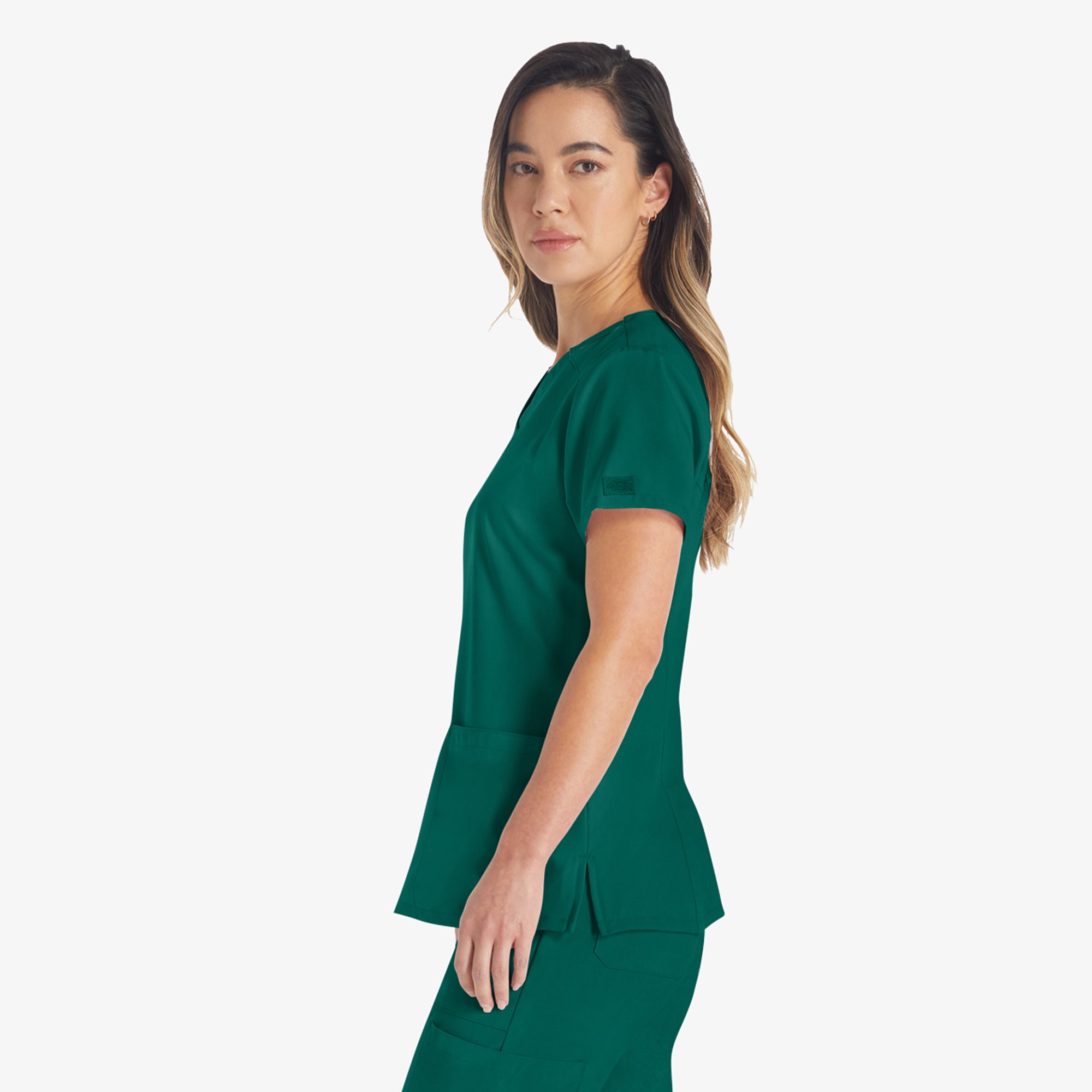 Women's EDS Essentials V-Neck Scrub Top - Image 3