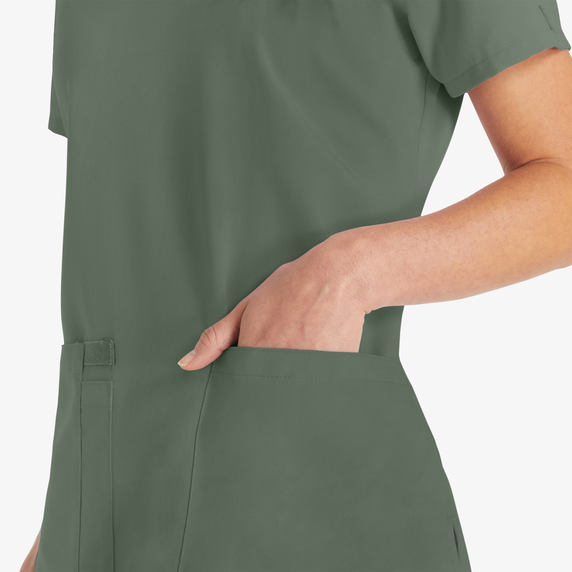 Women's EDS Essentials V-Neck Scrub Top - Image 8