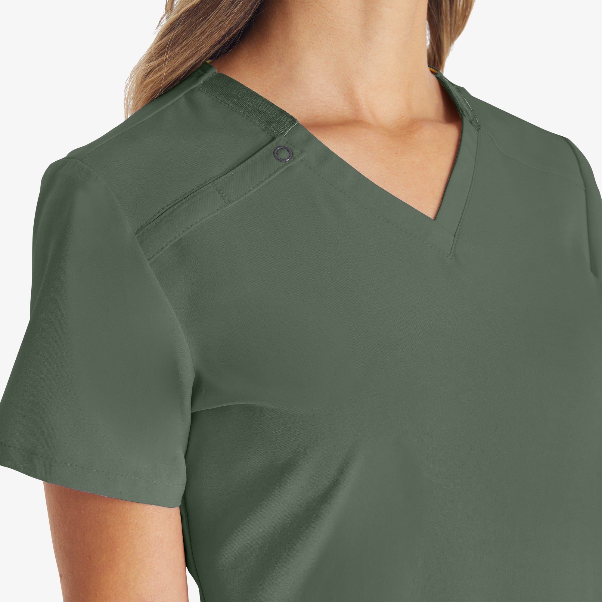 Women's EDS Essentials V-Neck Scrub Top - Image 7