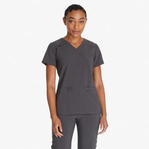 Women's EDS Essentials Mock Wrap Scrub Top