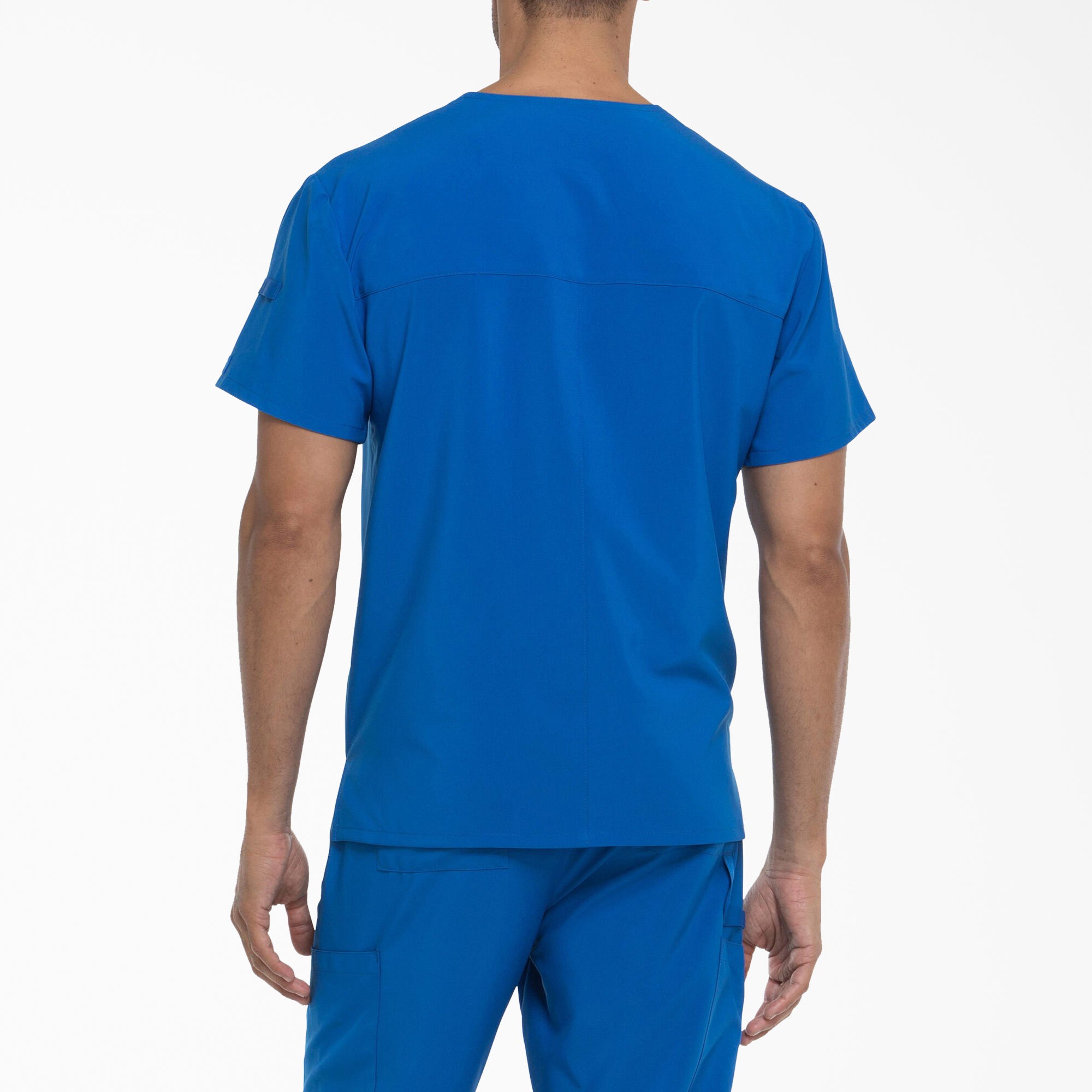 Men's EDS Essentials Tuckable V-Neck Scrub Top - Image 2