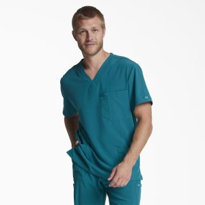 Men's EDS Essentials Tuckable V-Neck Scrub Top