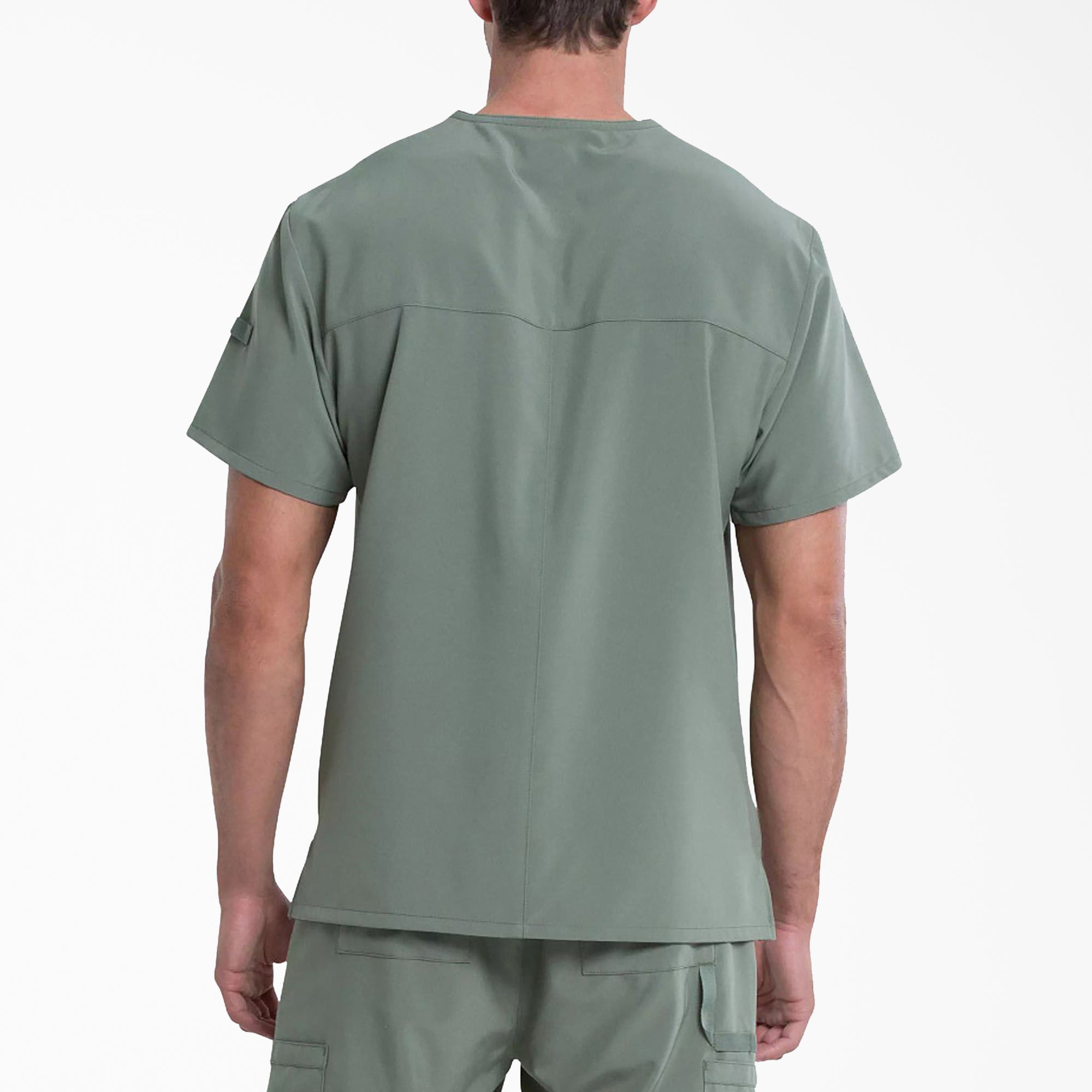 Men's EDS Essentials Tuckable V-Neck Scrub Top - Image 2