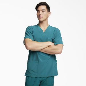 Men's EDS Essentials V-Neck Scrub Top