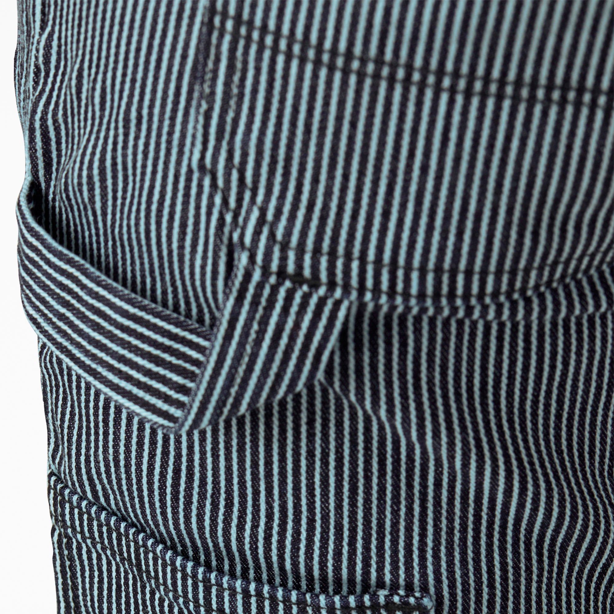 Women's FLEX Relaxed Fit Hickory Stripe Carpenter Pants - Image 7