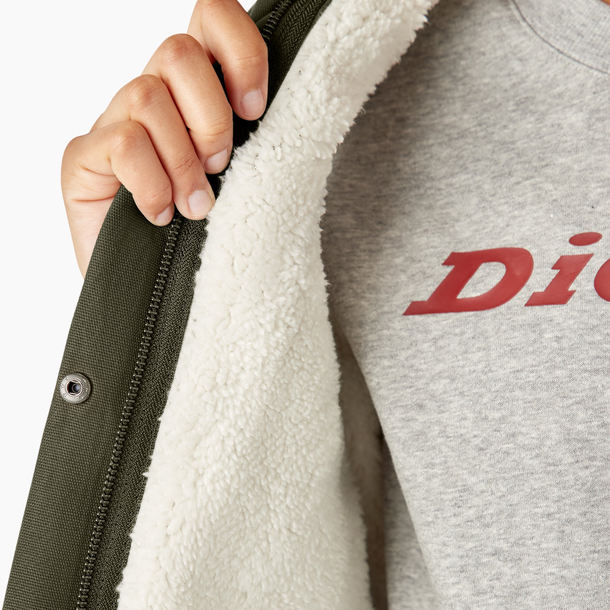 Women's Duck High Pile Fleece Lined Chore Coat - Image 9