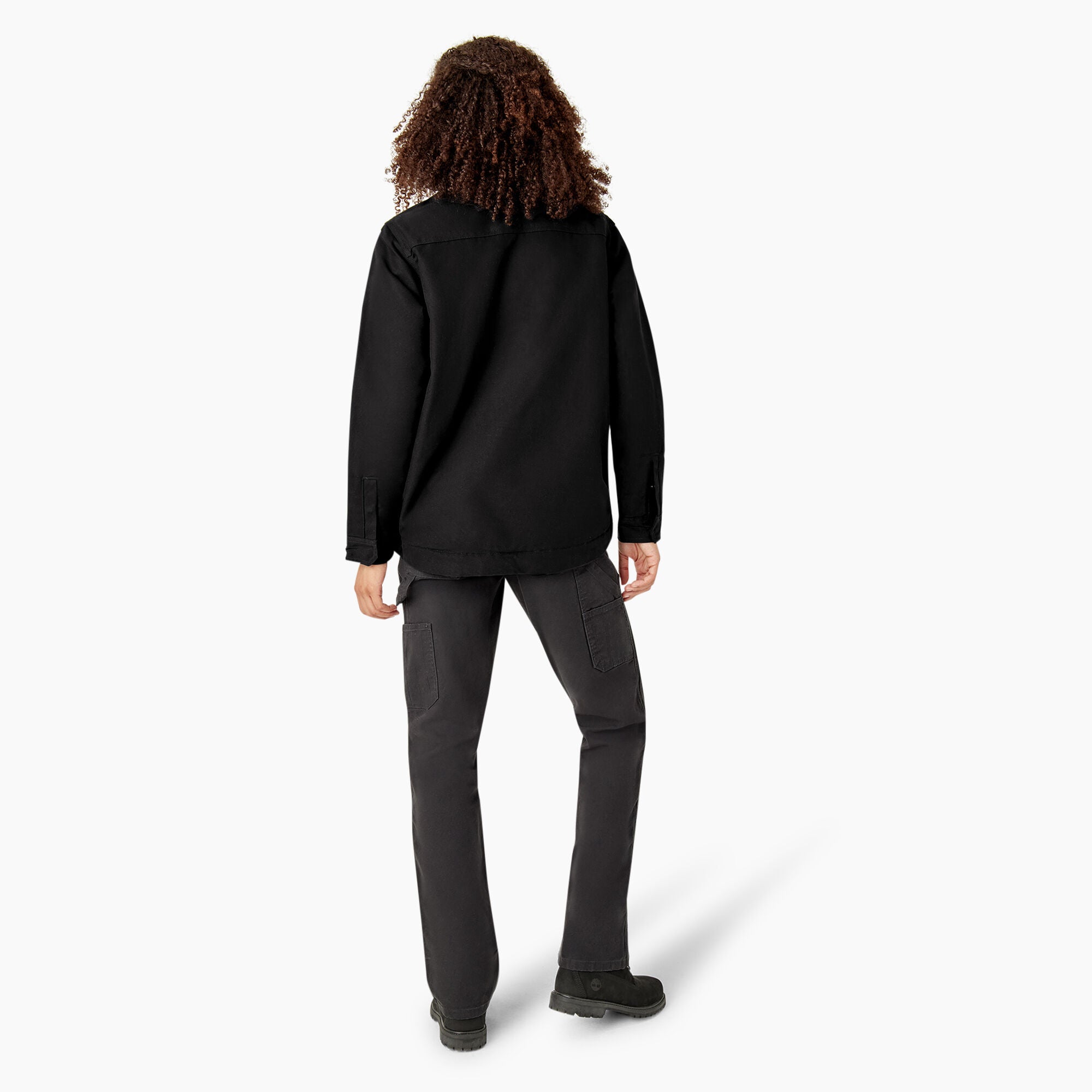 Women's Duck High Pile Fleece Lined Chore Coat - Image 6