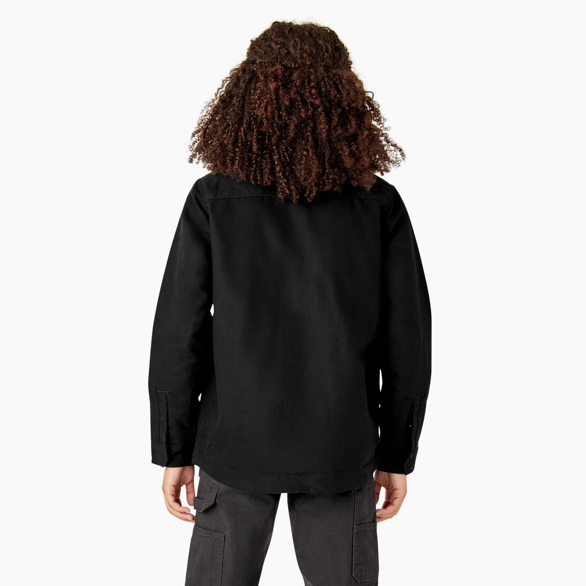 Women's Duck High Pile Fleece Lined Chore Coat - Image 2