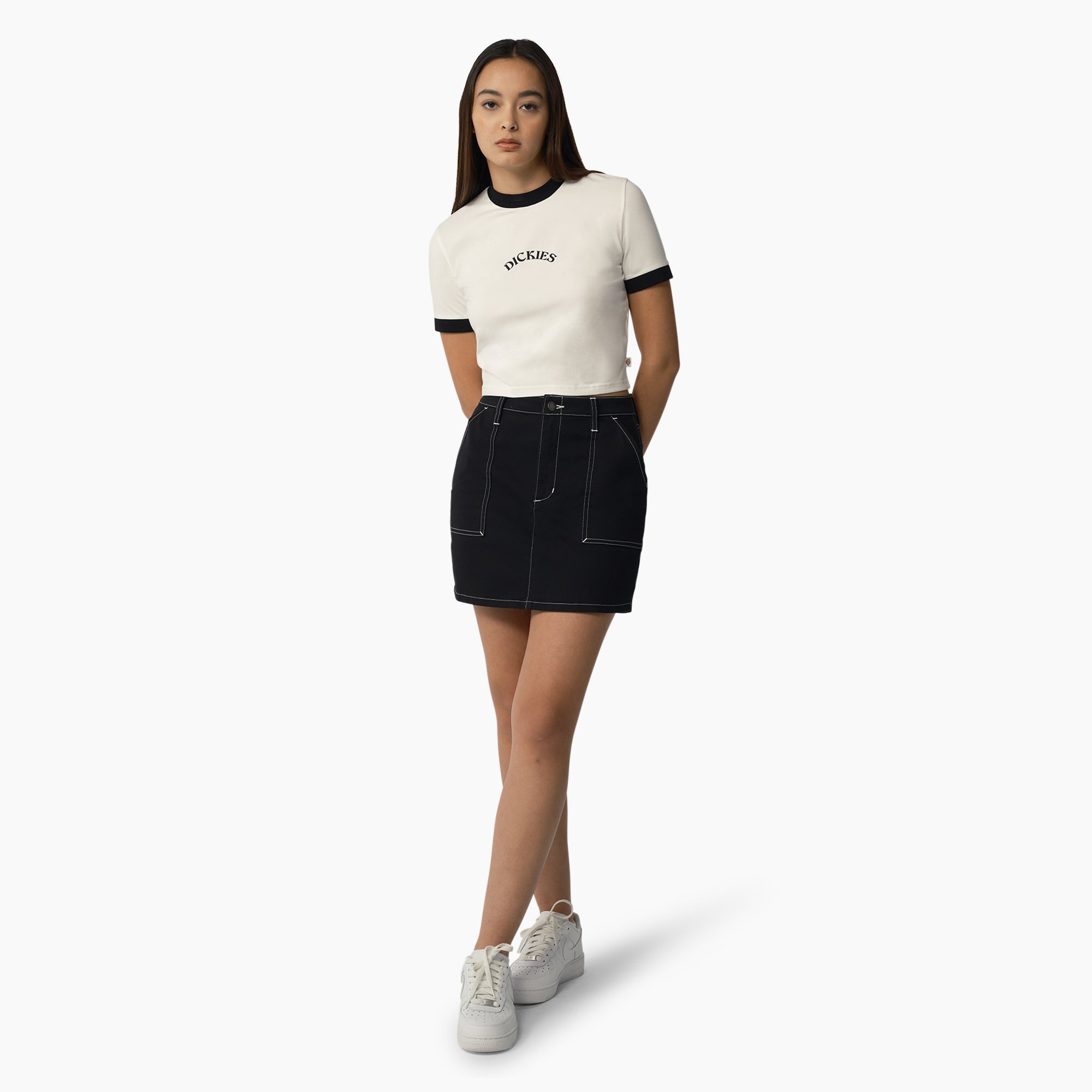 Women's High Waisted Carpenter Skirt - Image 4