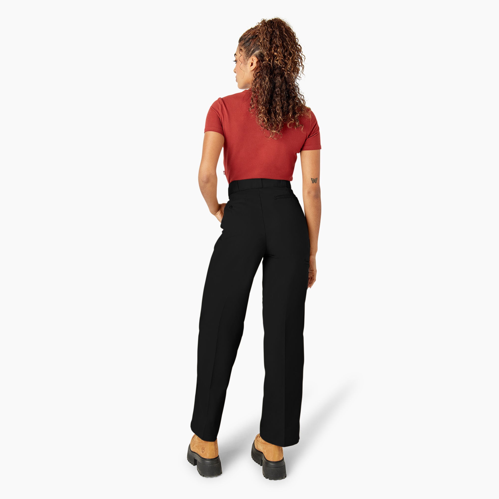 Women's Loose Fit Double Knee Work Pants - Image 8
