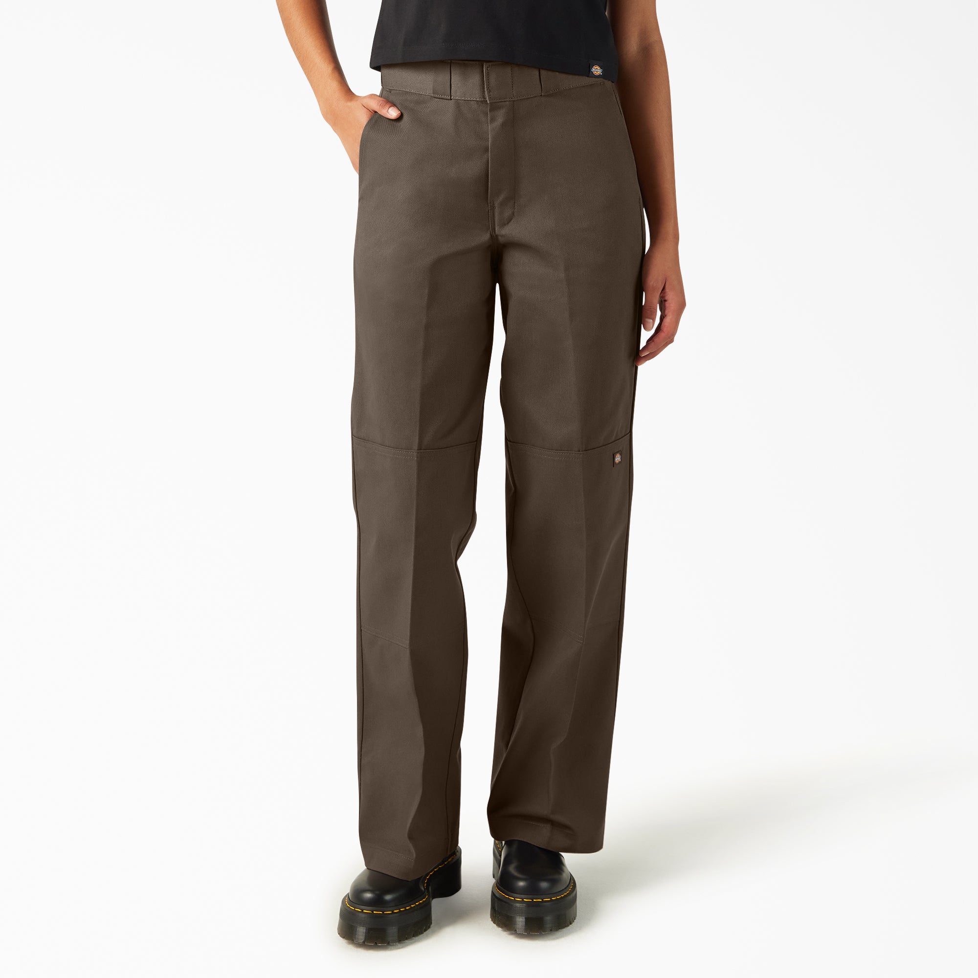 Women's Loose Fit Double Knee Work Pants