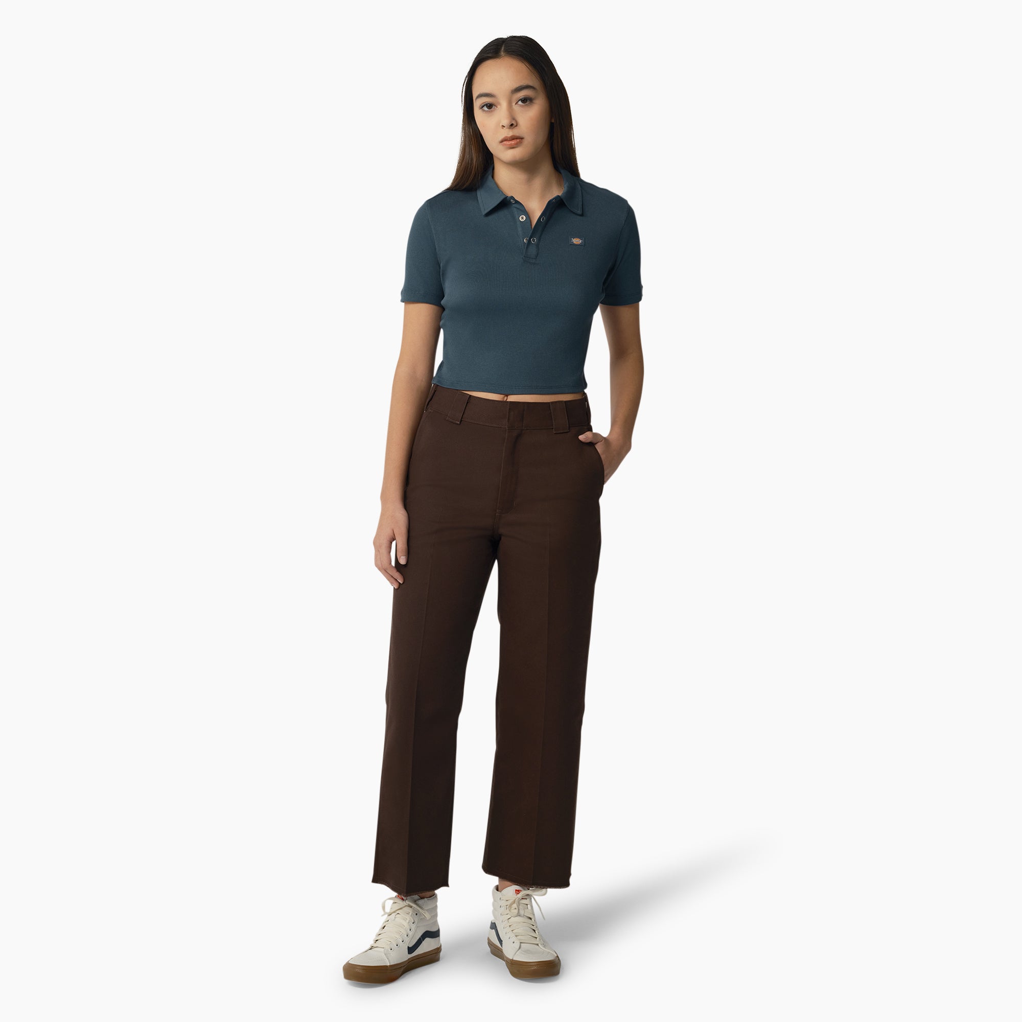 Women's Regular Fit Cropped Pants - Image 4