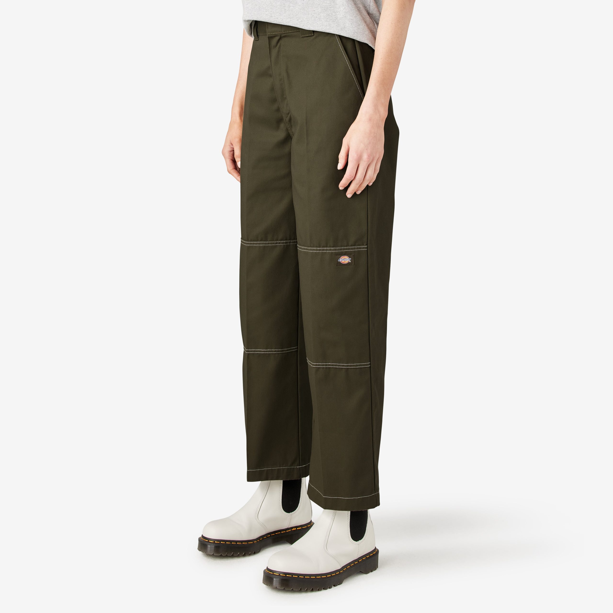Women's Relaxed Fit Double Knee Pants - Image 3