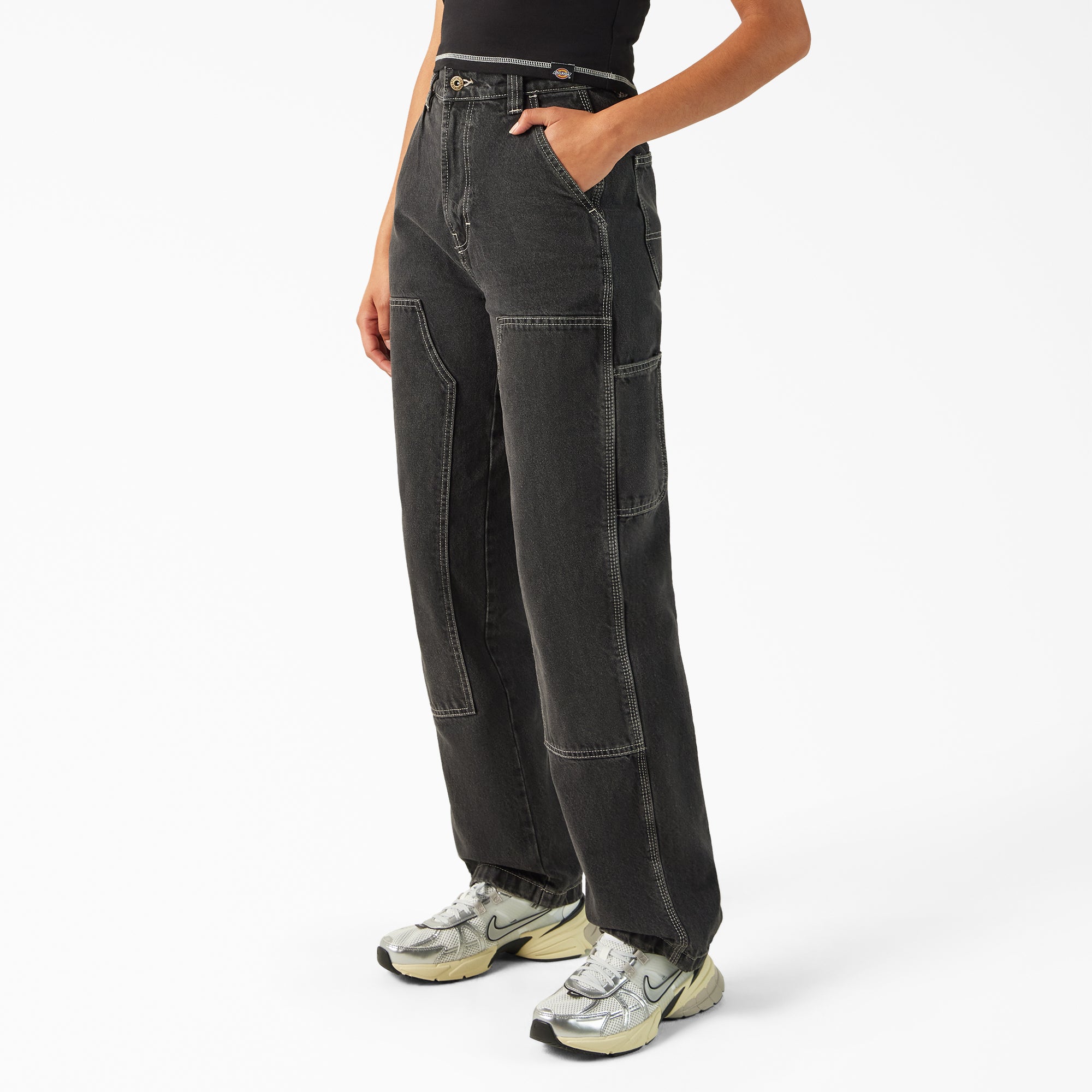 Women's Madison Loose Fit Double Knee Jeans - Image 3