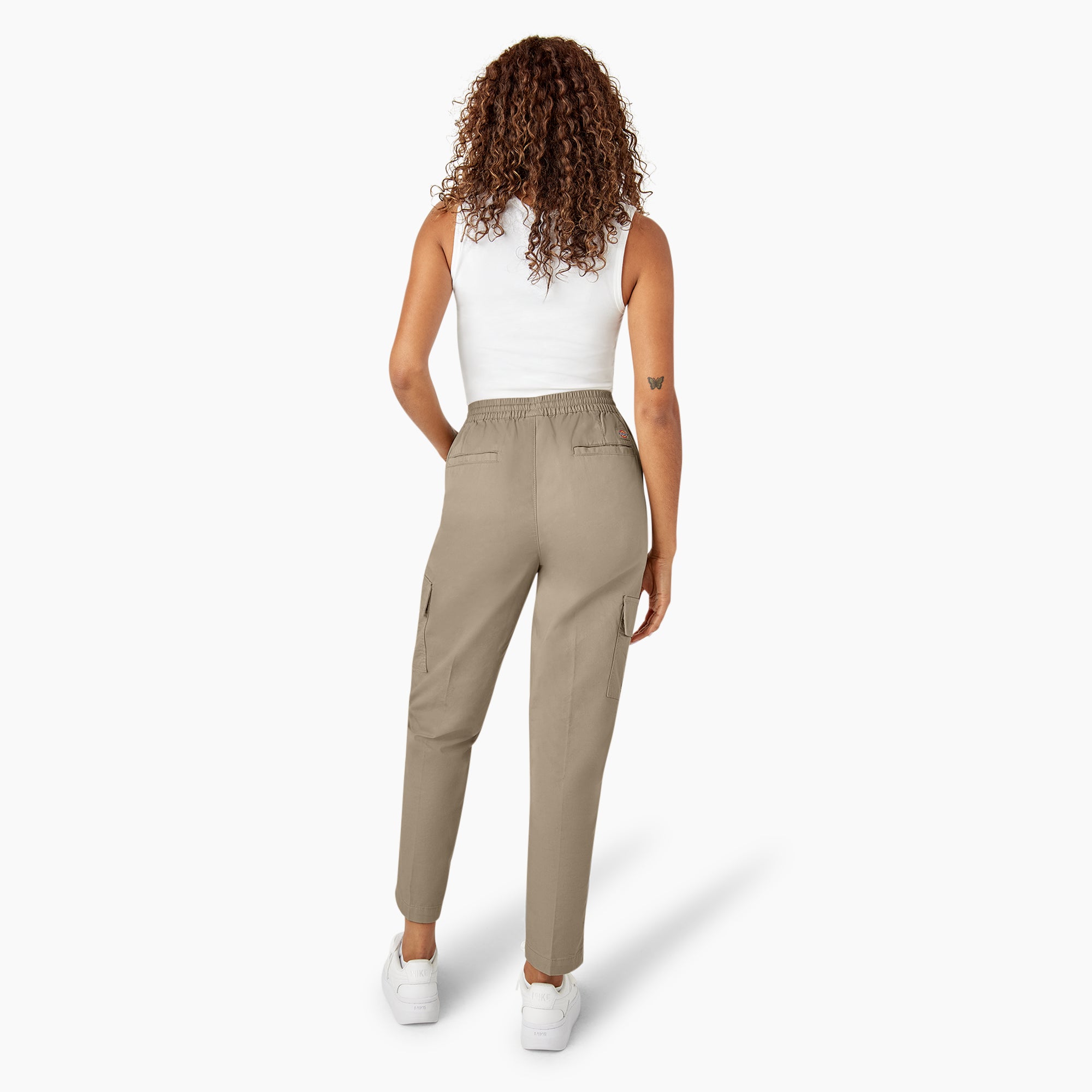 Women's Drawstring Cargo Pants - Image 6