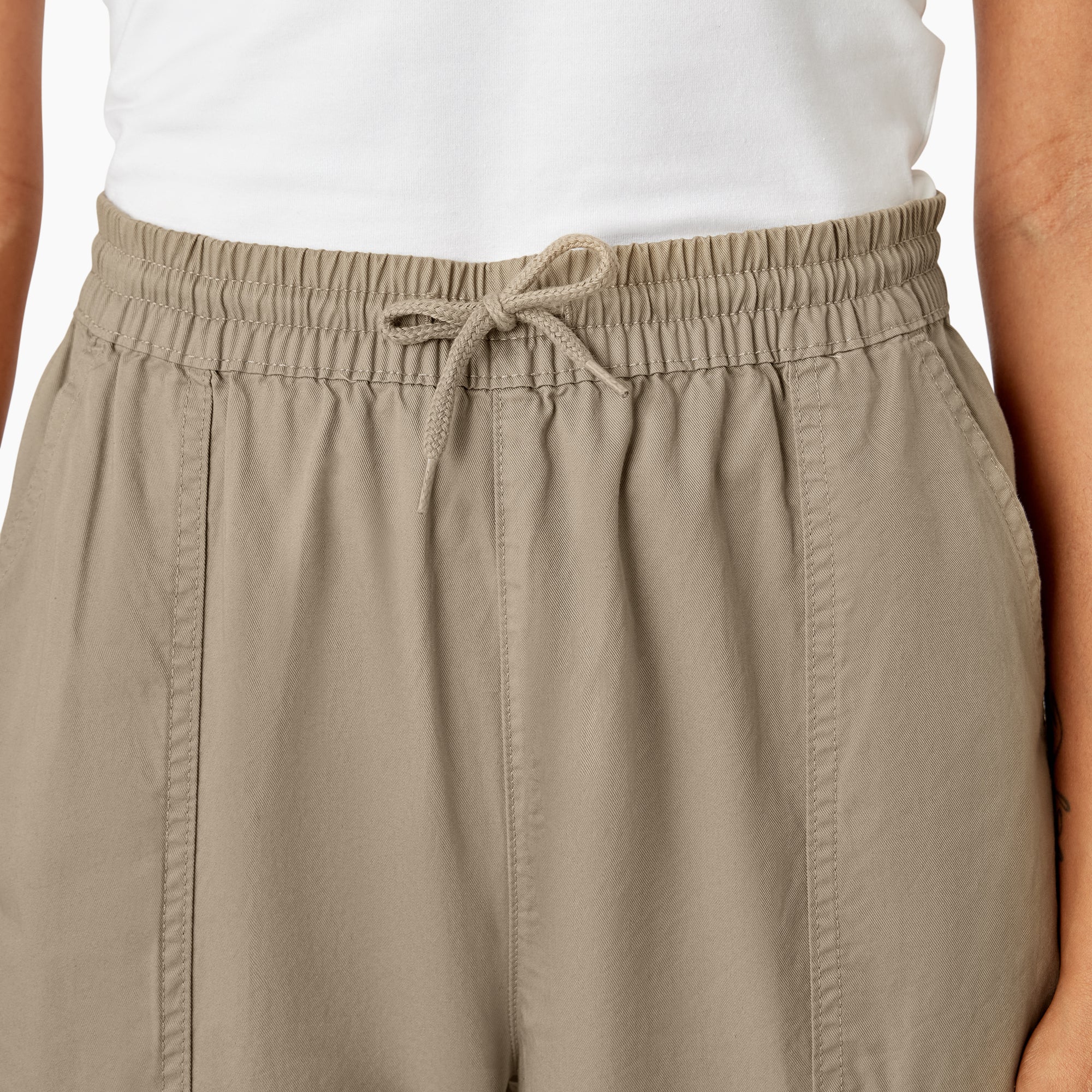 Women's Drawstring Cargo Pants - Image 7