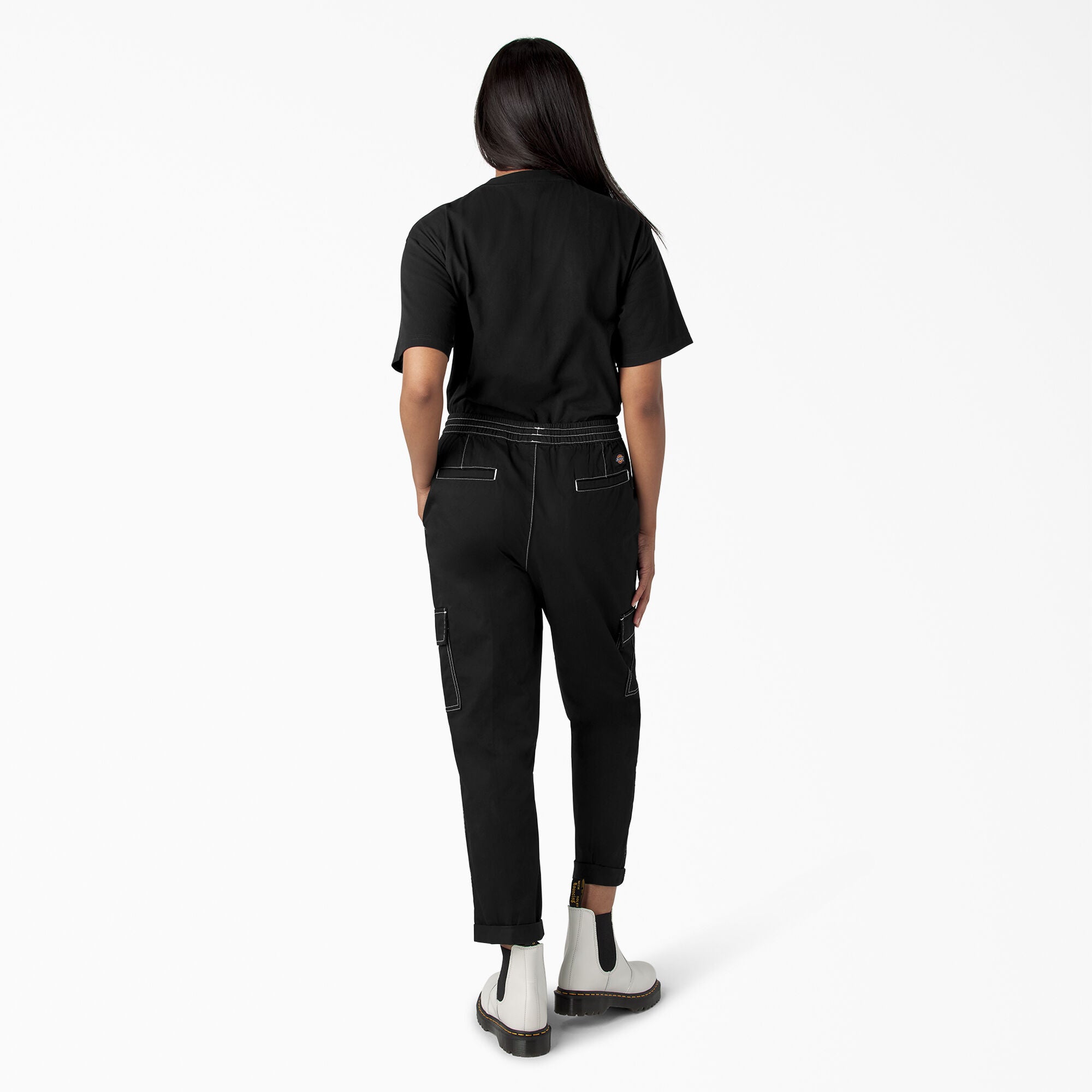 Women's Drawstring Cargo Pants - Image 6