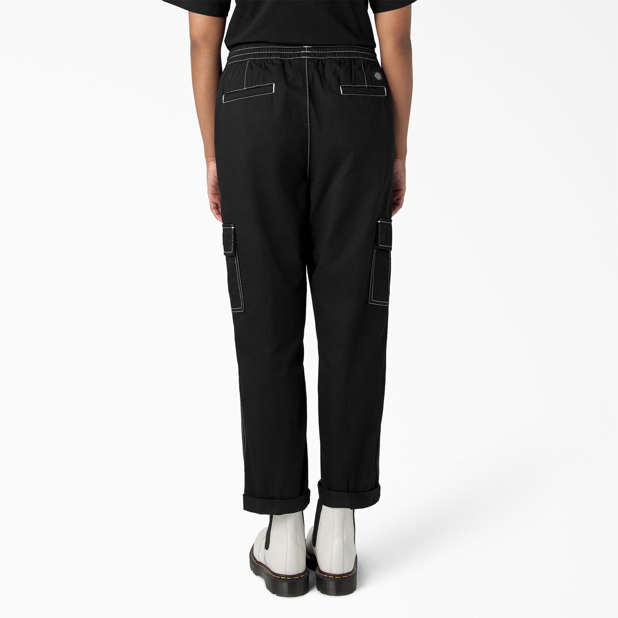 Women's Drawstring Cargo Pants - Image 2