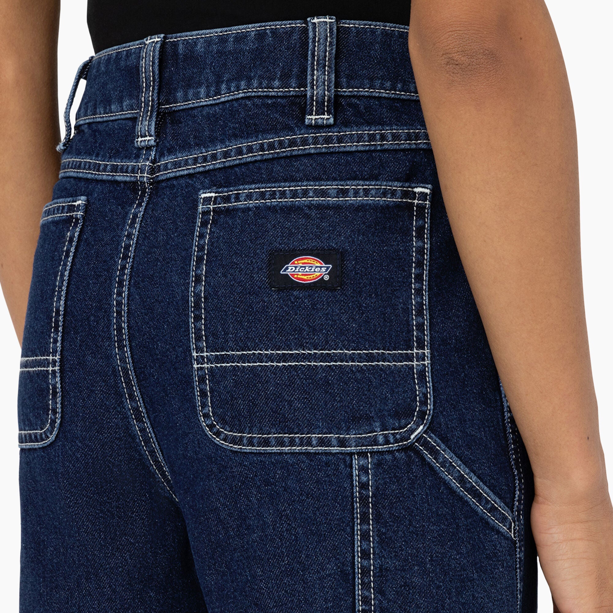 Women's Carpenter Jean Shorts. 5 - Image 8