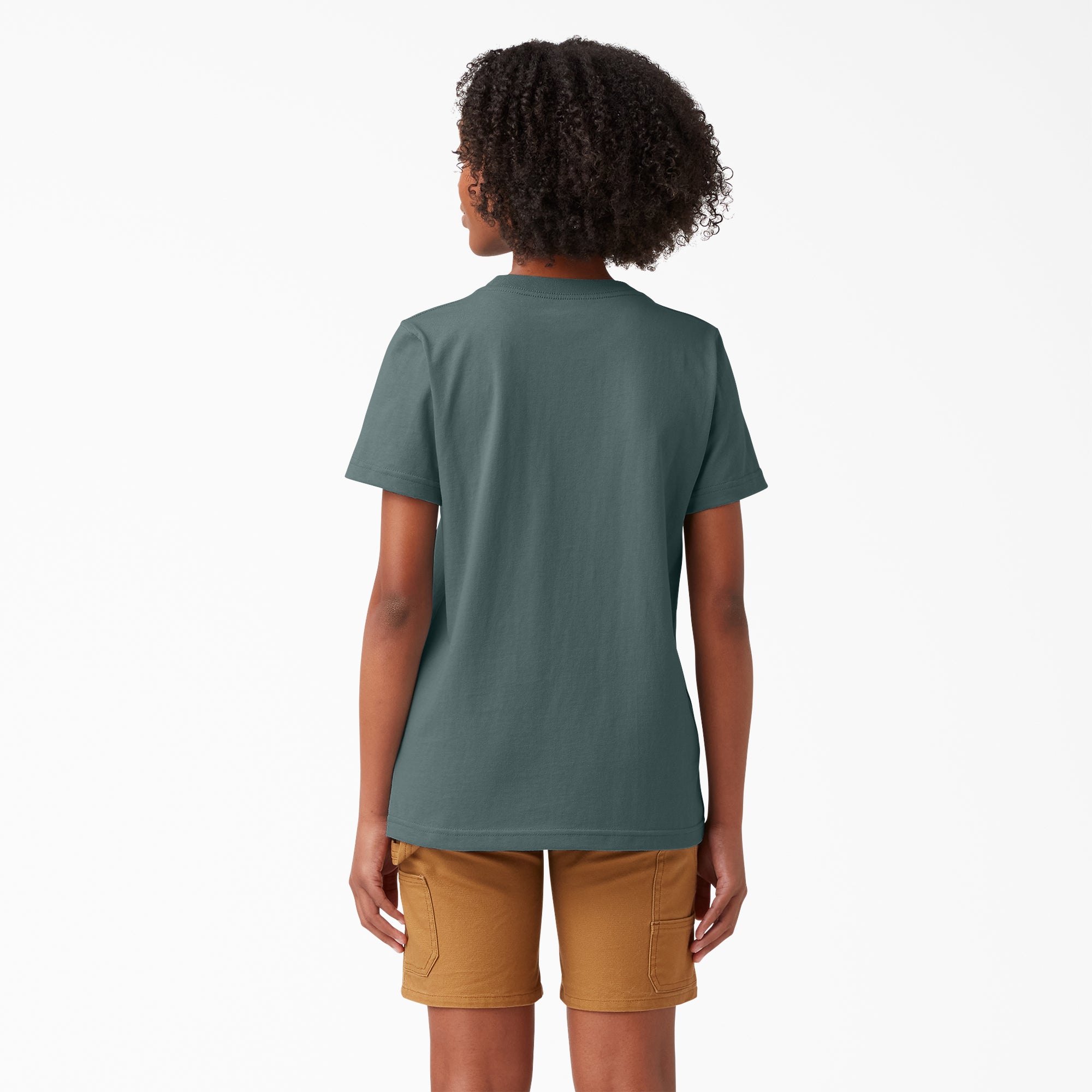 Women's Heavyweight Short Sleeve Pocket T-Shirt - Image 2