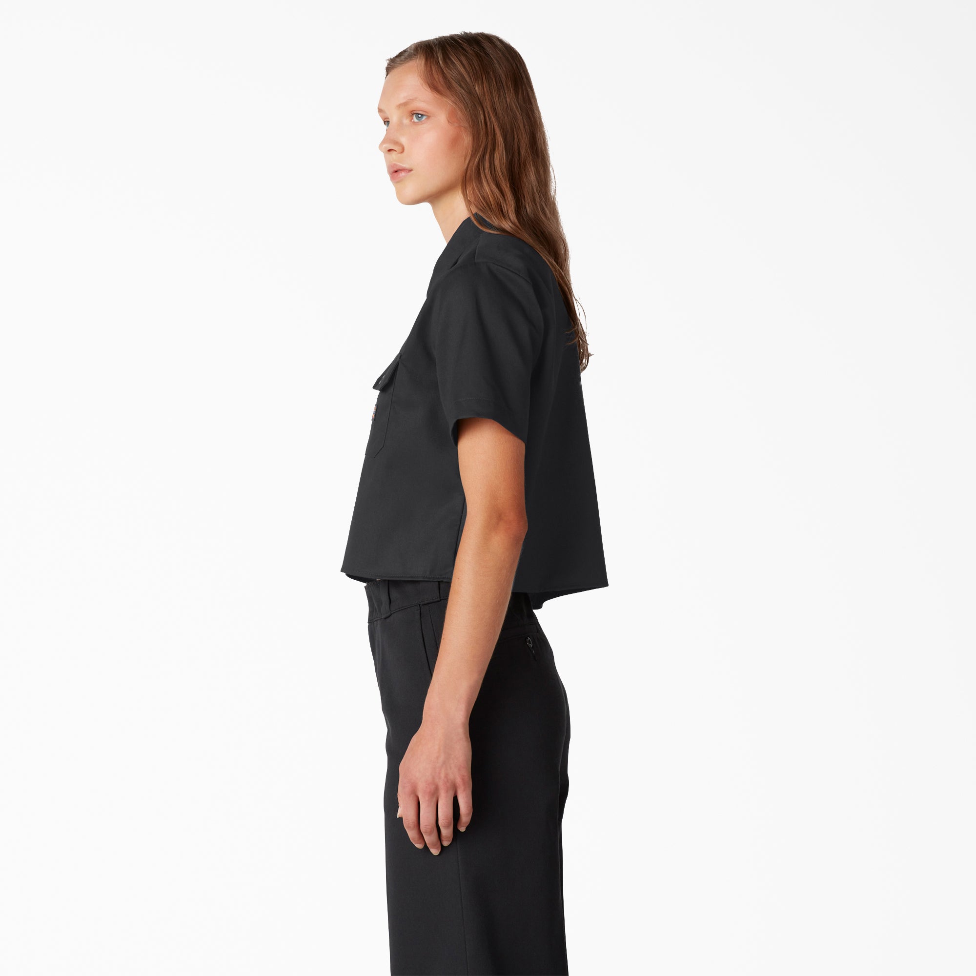 Women's Cropped Work Shirt - Image 3