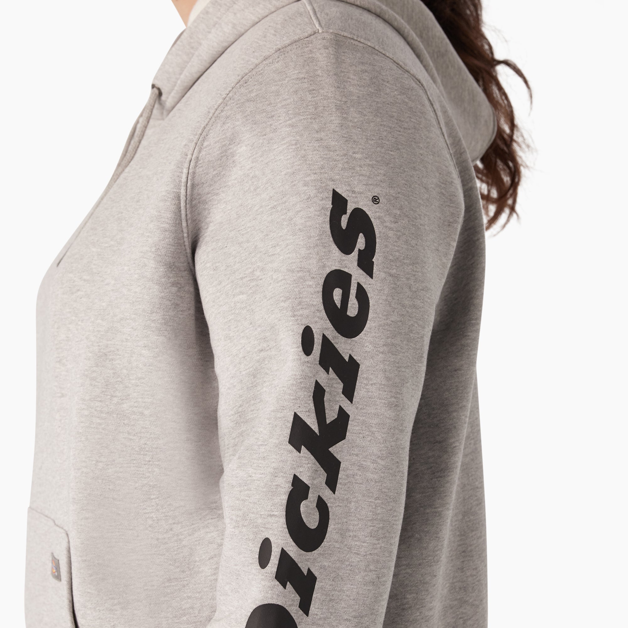 Women's Plus Water Repellent Sleeve Logo Hoodie - Image 8