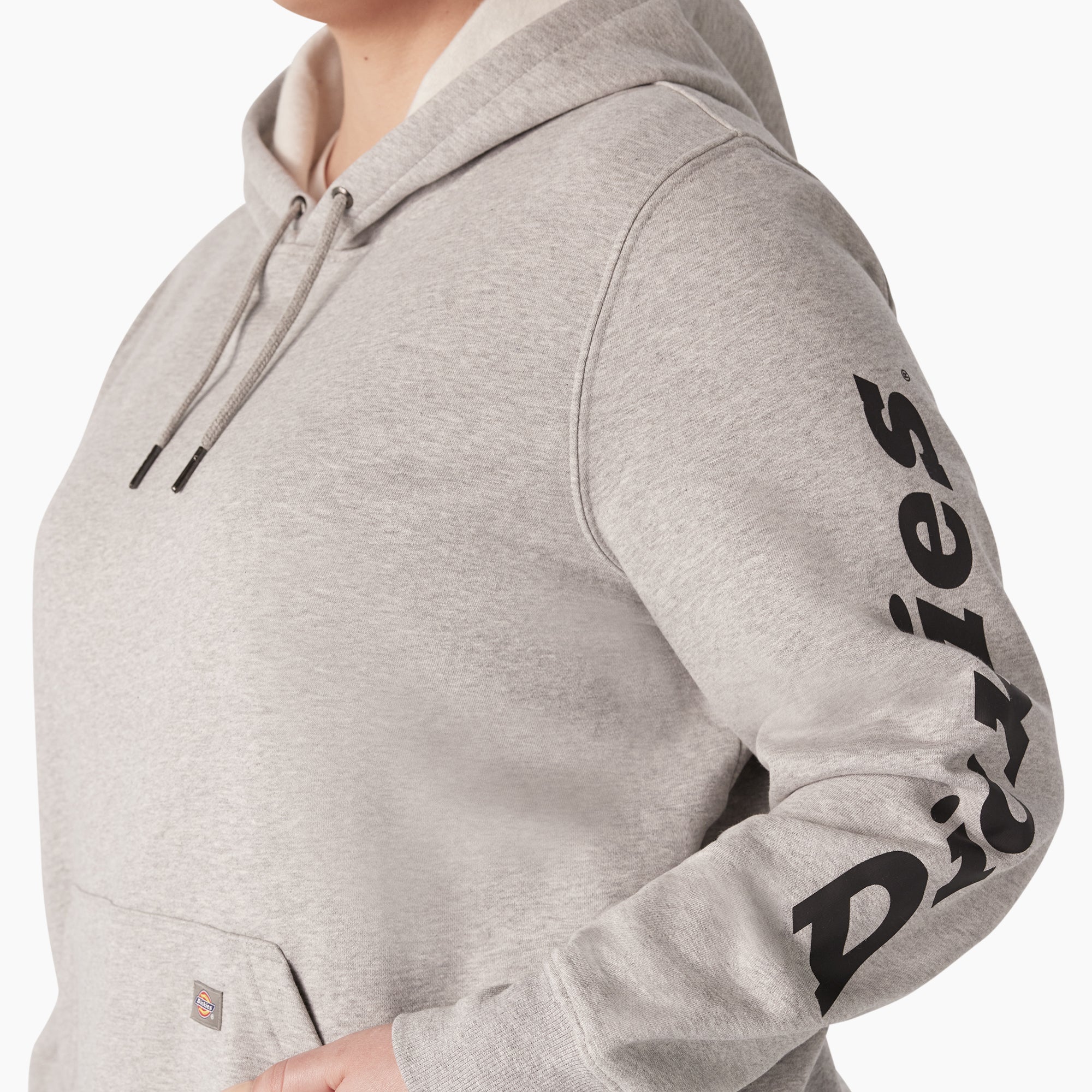 Women's Plus Water Repellent Sleeve Logo Hoodie - Image 7