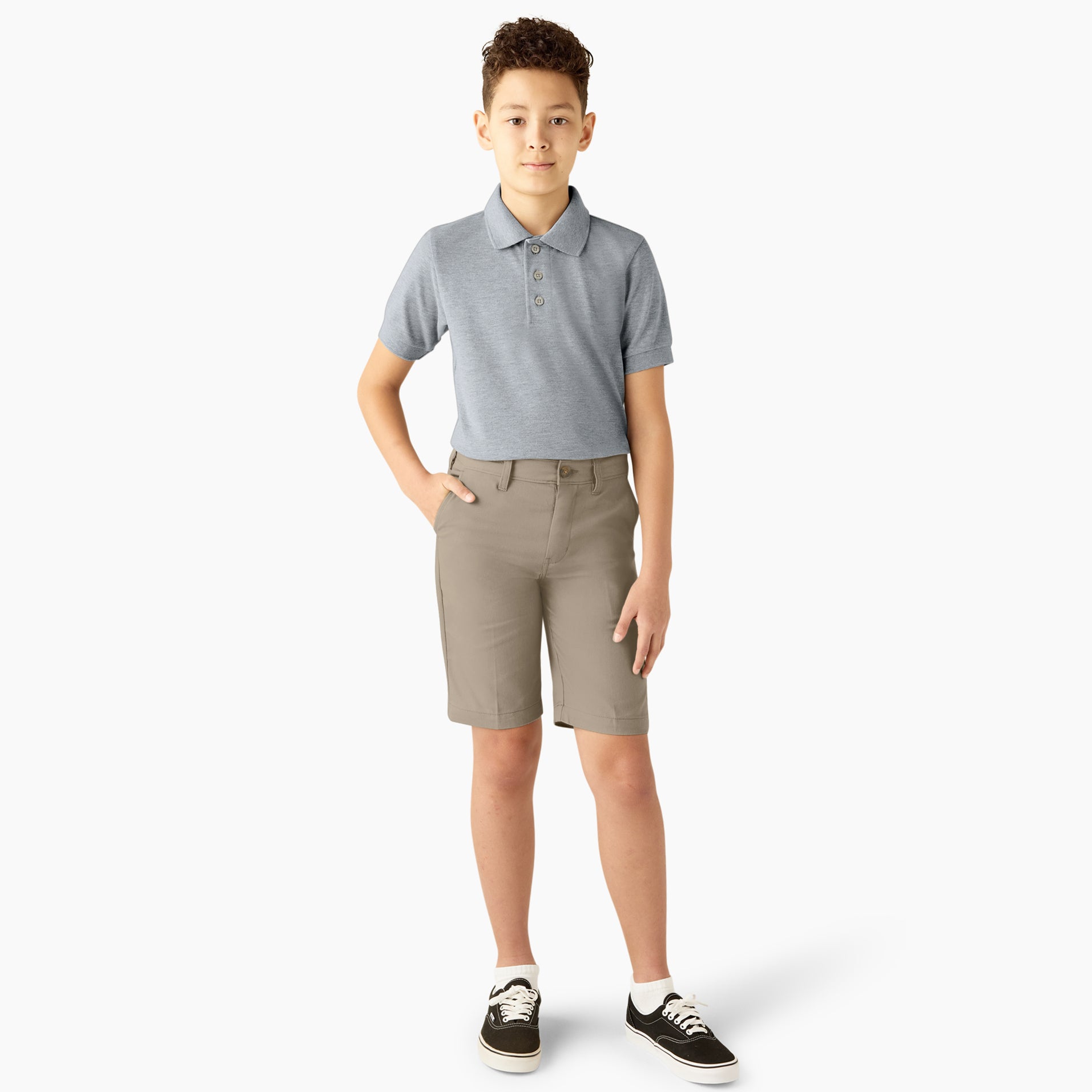 Boys' FLEX Slim Fit Shorts. 8-20 - Image 4