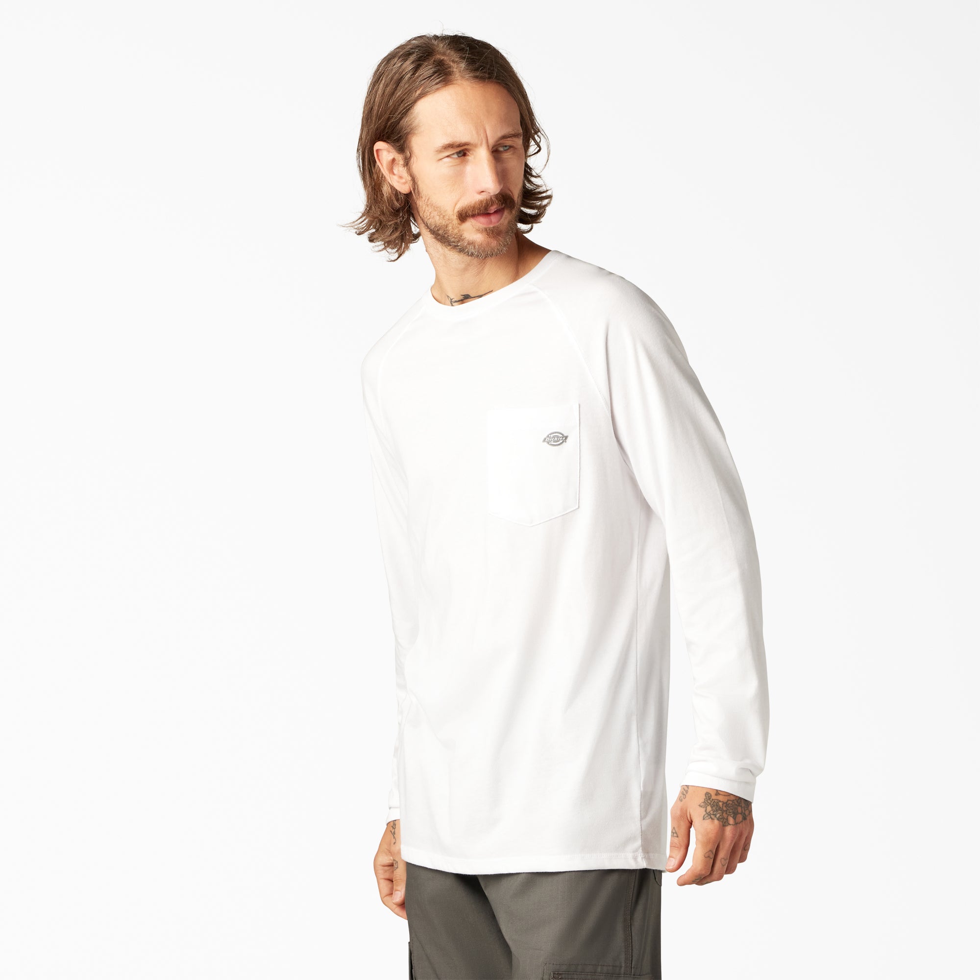 Cooling Long Sleeve Pocket T-Shirt - Image 3