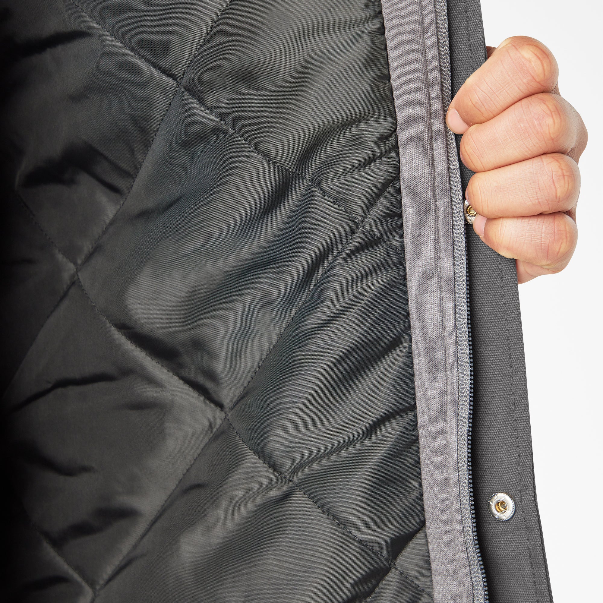 Water Repellent Duck Hooded Shirt Jacket - Image 10