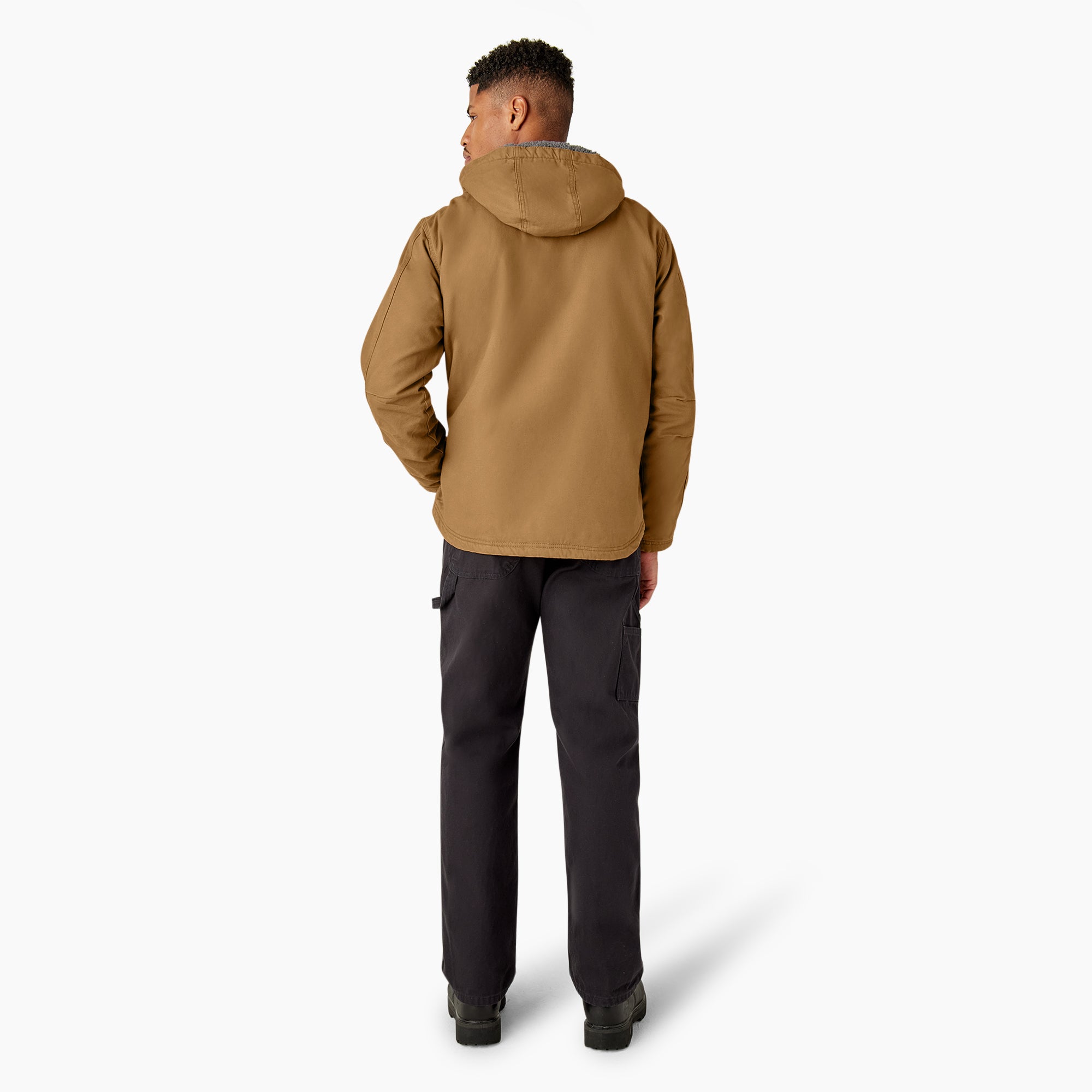 Duck Canvas High Pile Fleece Lined Jacket - Image 6