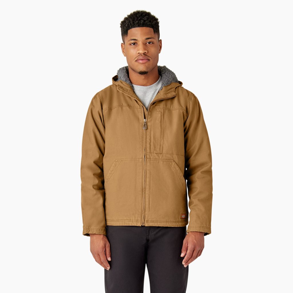 Duck Canvas High Pile Fleece Lined Jacket