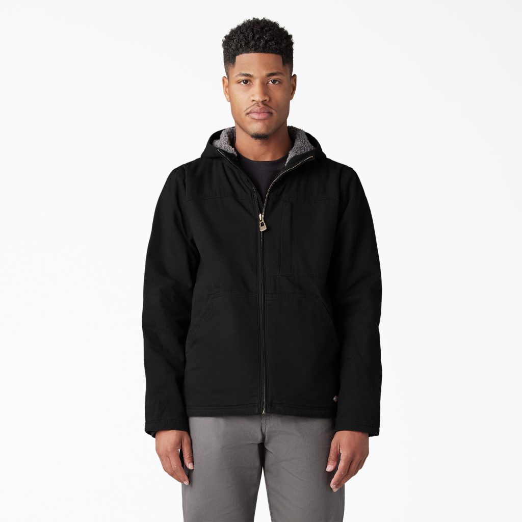 Duck Canvas High Pile Fleece Lined Jacket
