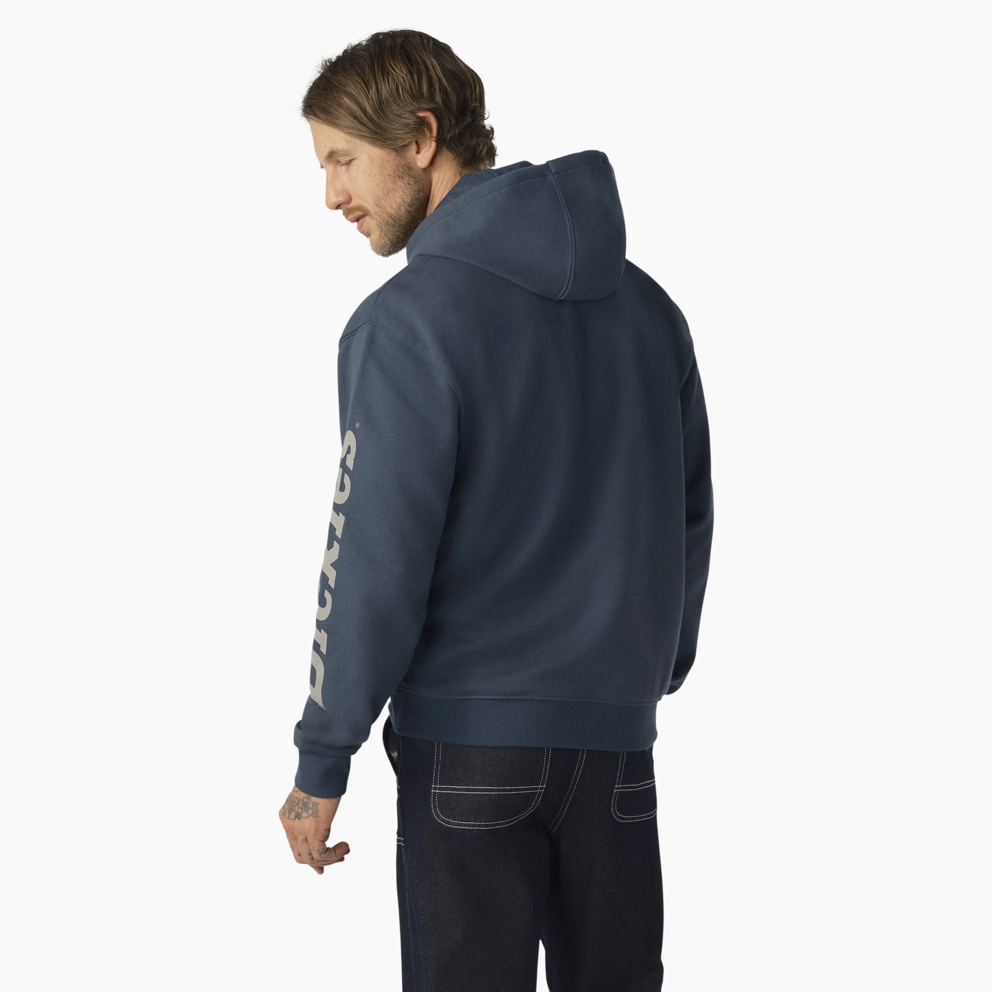 Water Repellent Sleeve Logo Hoodie - Image 2