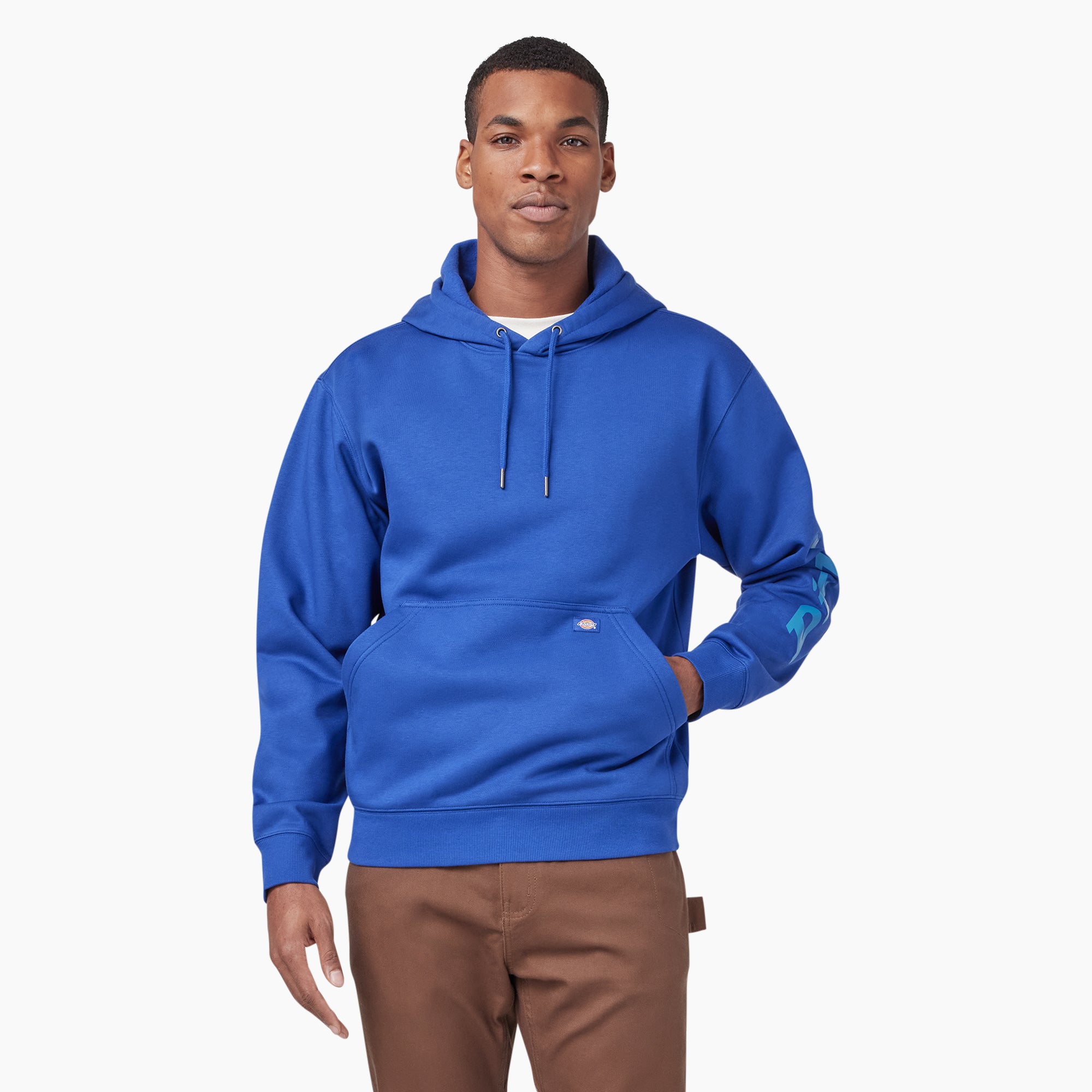 Water Repellent Sleeve Logo Hoodie