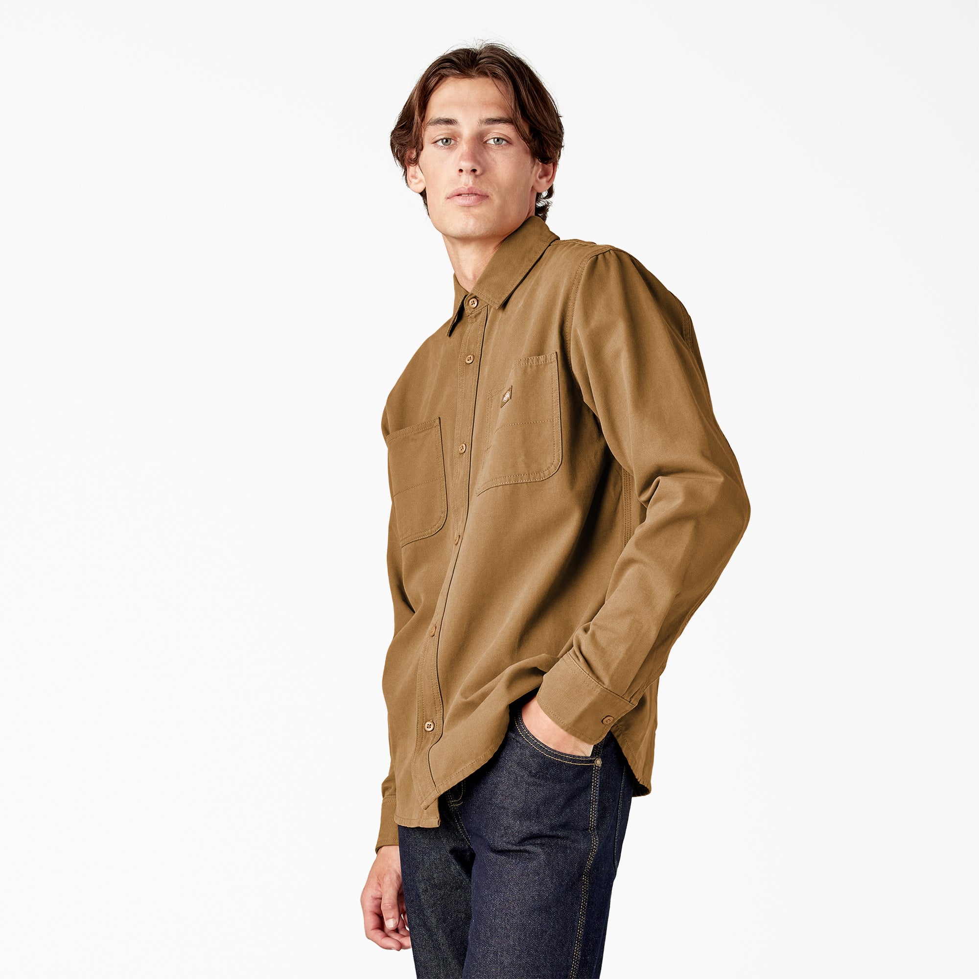 Duck Canvas Long Sleeve Utility Shirt - Image 3