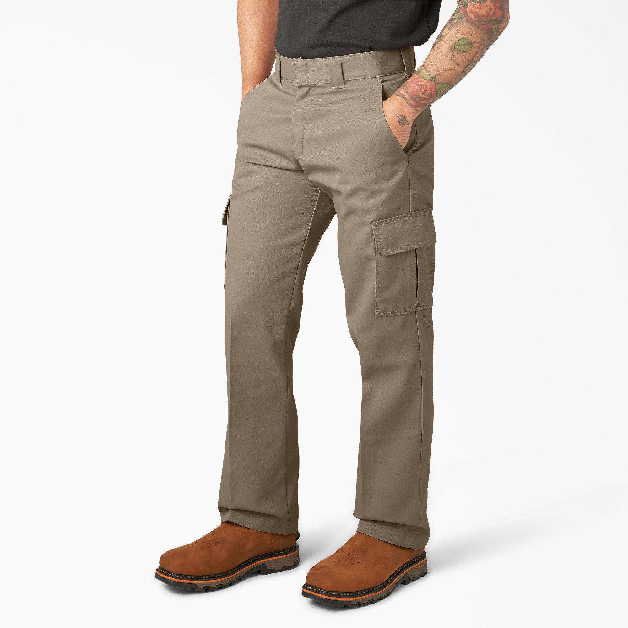 Relaxed Fit Cargo Work Pants - Image 3