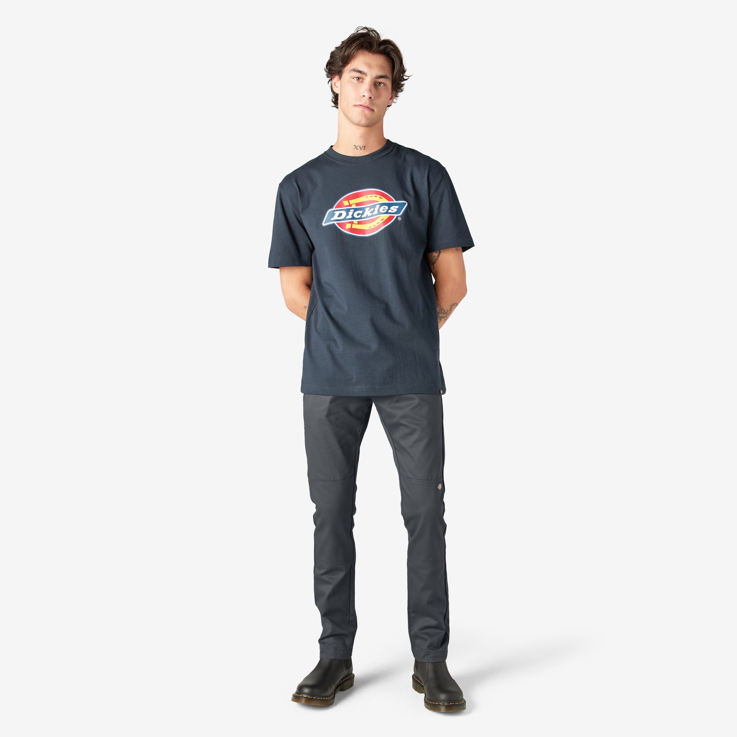 FLEX Skinny Fit Double Knee Work Pants - Image 5