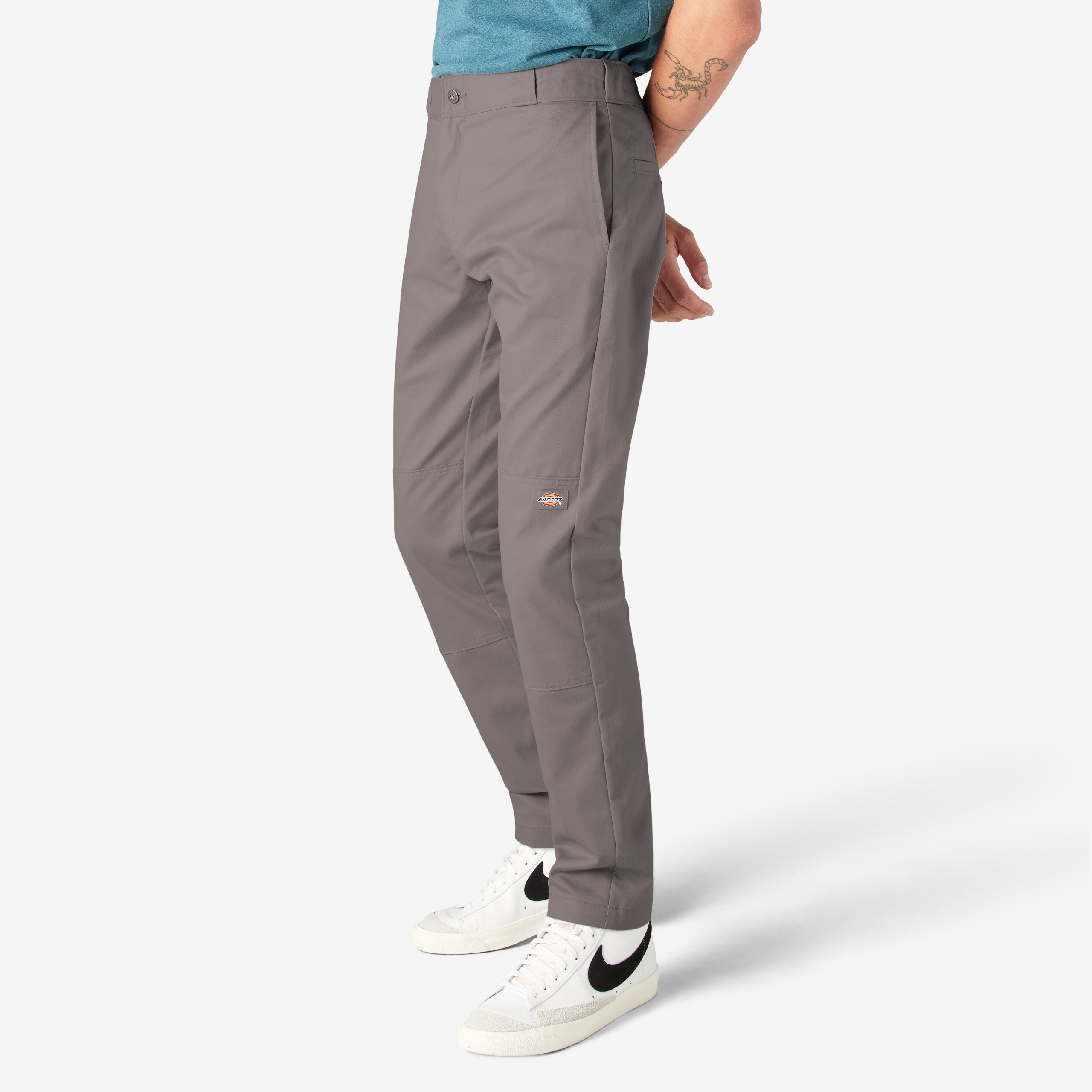 FLEX Skinny Fit Double Knee Work Pants - Image 3