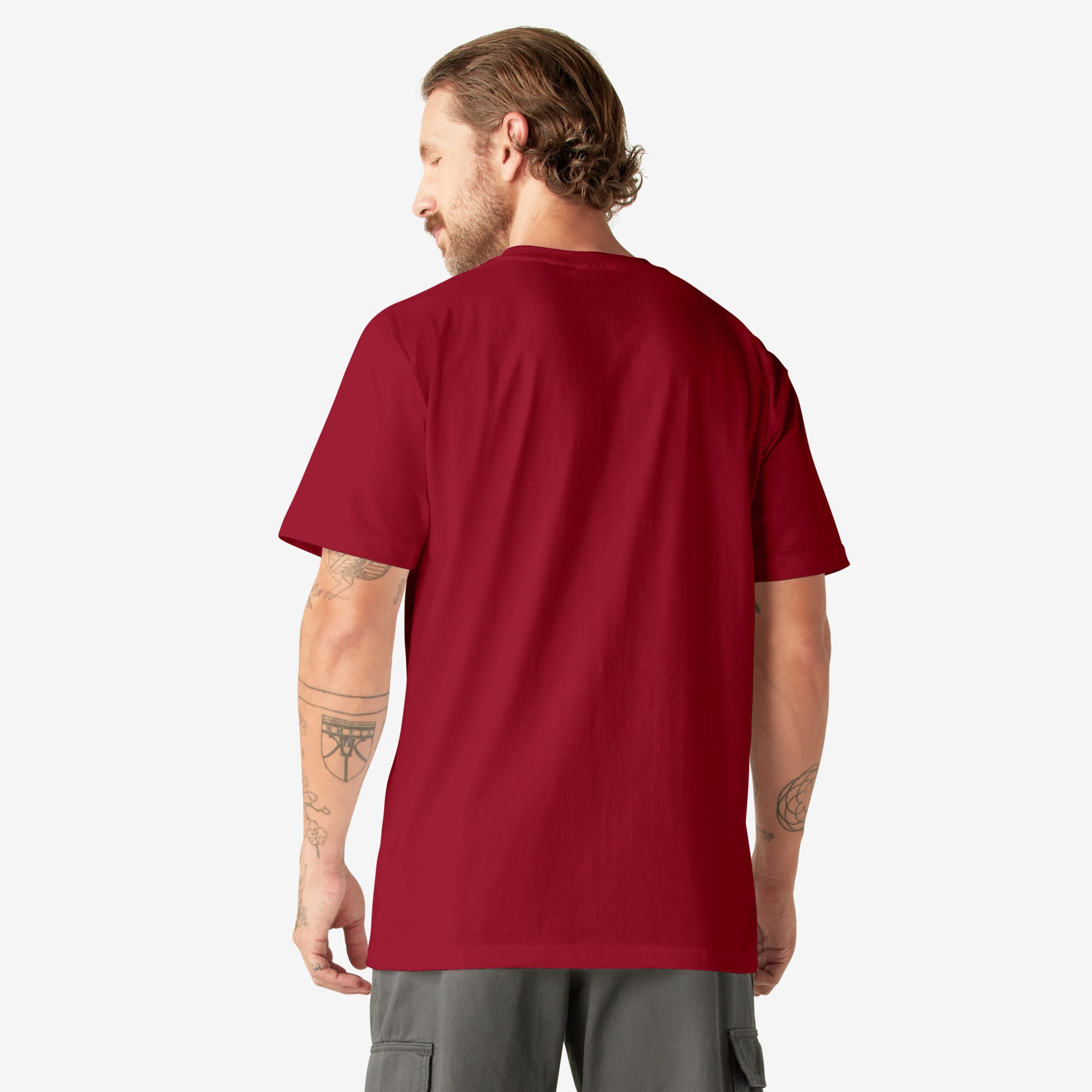 Heavyweight Short Sleeve Pocket T-Shirt - Image 2