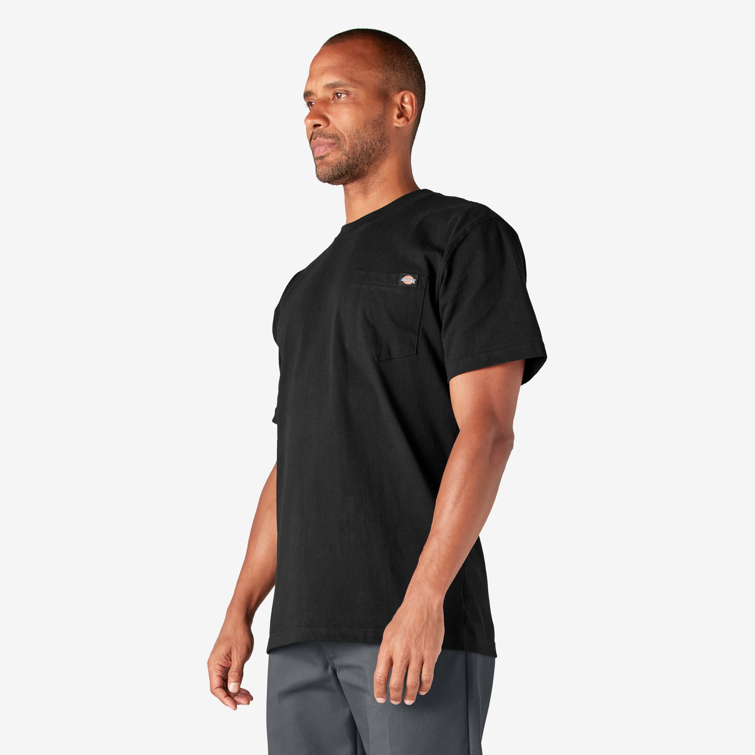 Heavyweight Short Sleeve Pocket T-Shirt - Image 3
