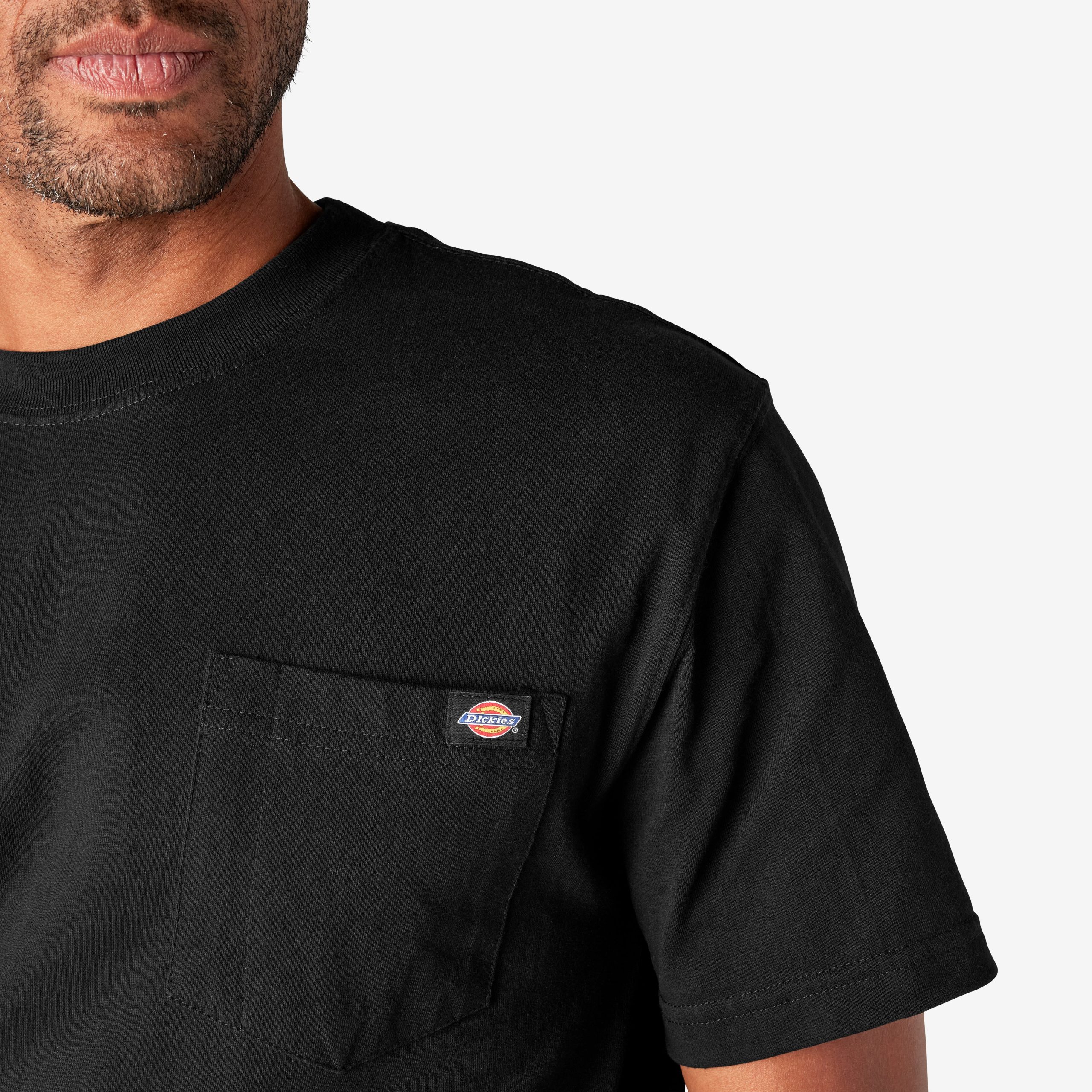 Heavyweight Short Sleeve Pocket T-Shirt - Image 7