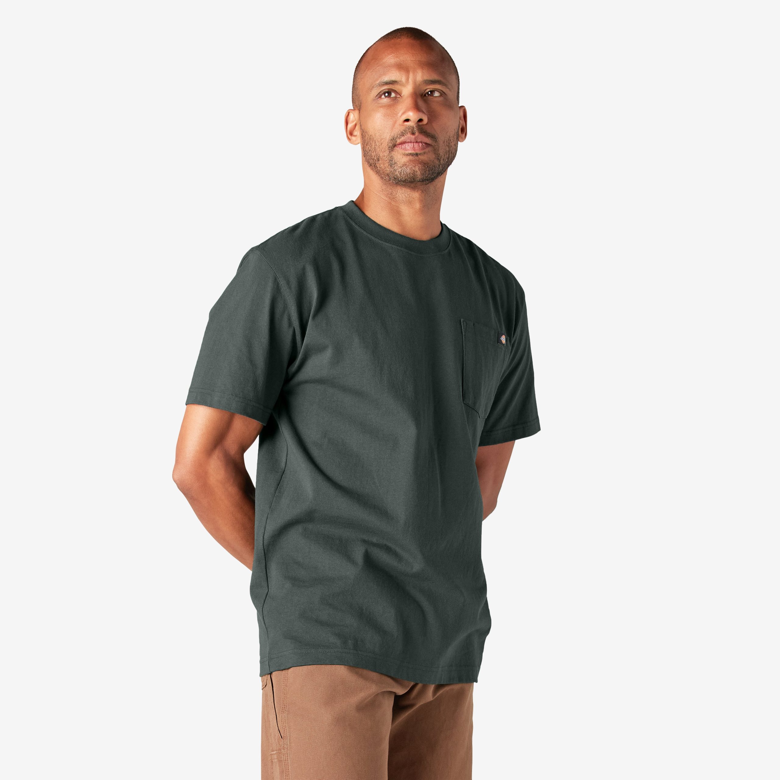 Heavyweight Short Sleeve Pocket T-Shirt - Image 4