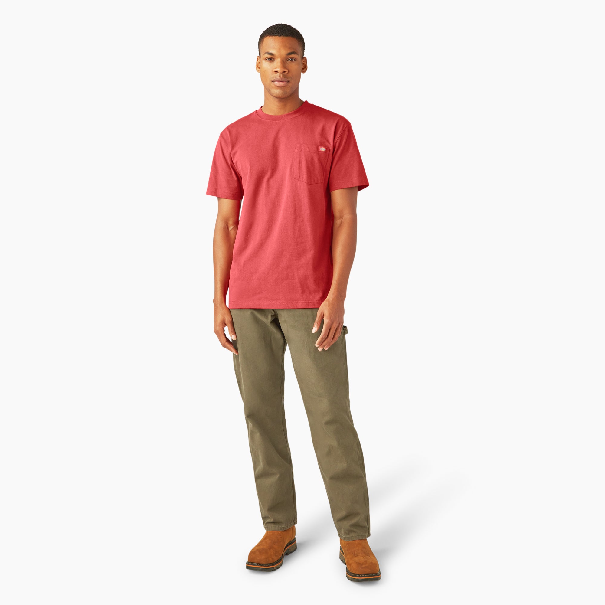 Heavyweight Short Sleeve Pocket T-Shirt - Image 4