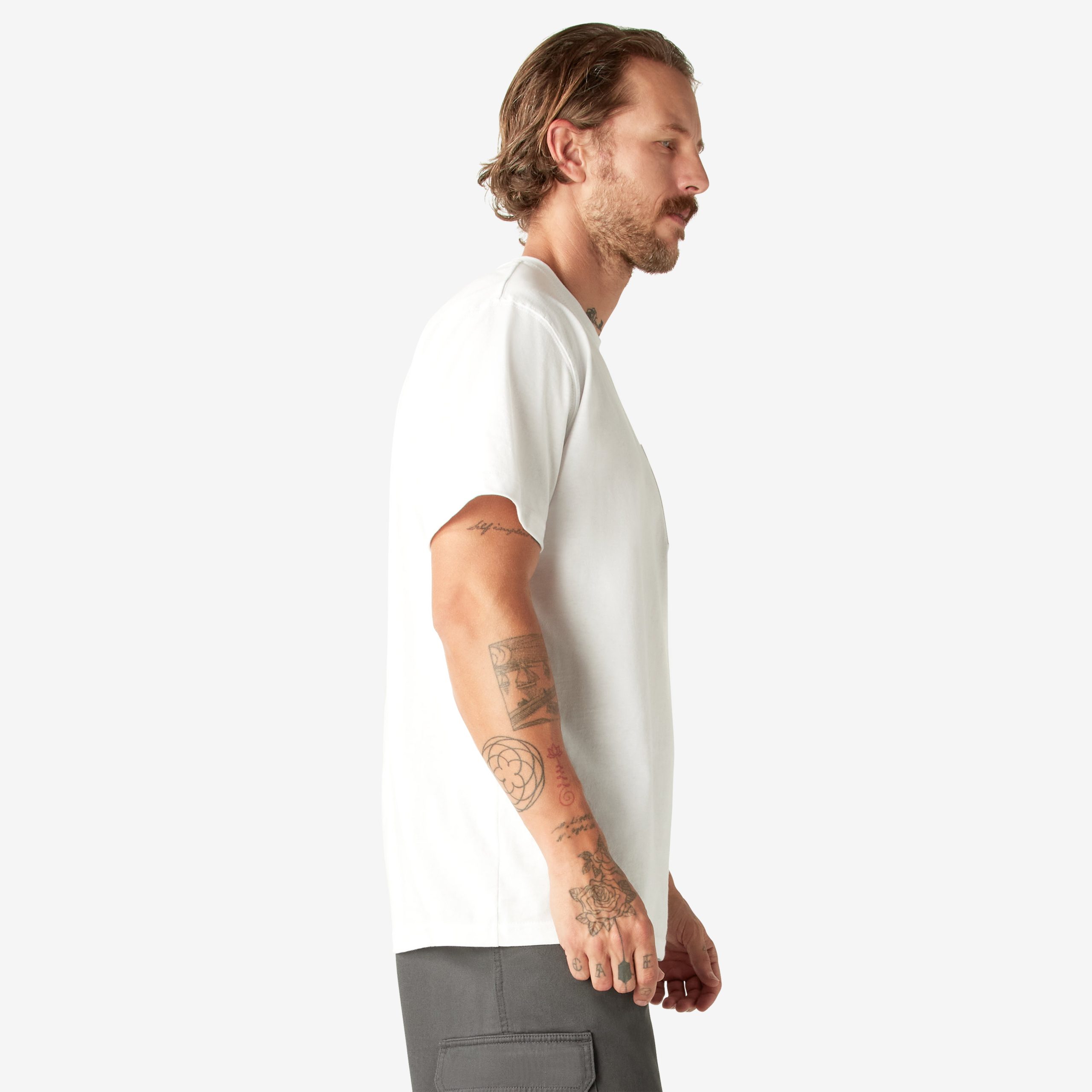 Heavyweight Short Sleeve Pocket T-Shirt - Image 4