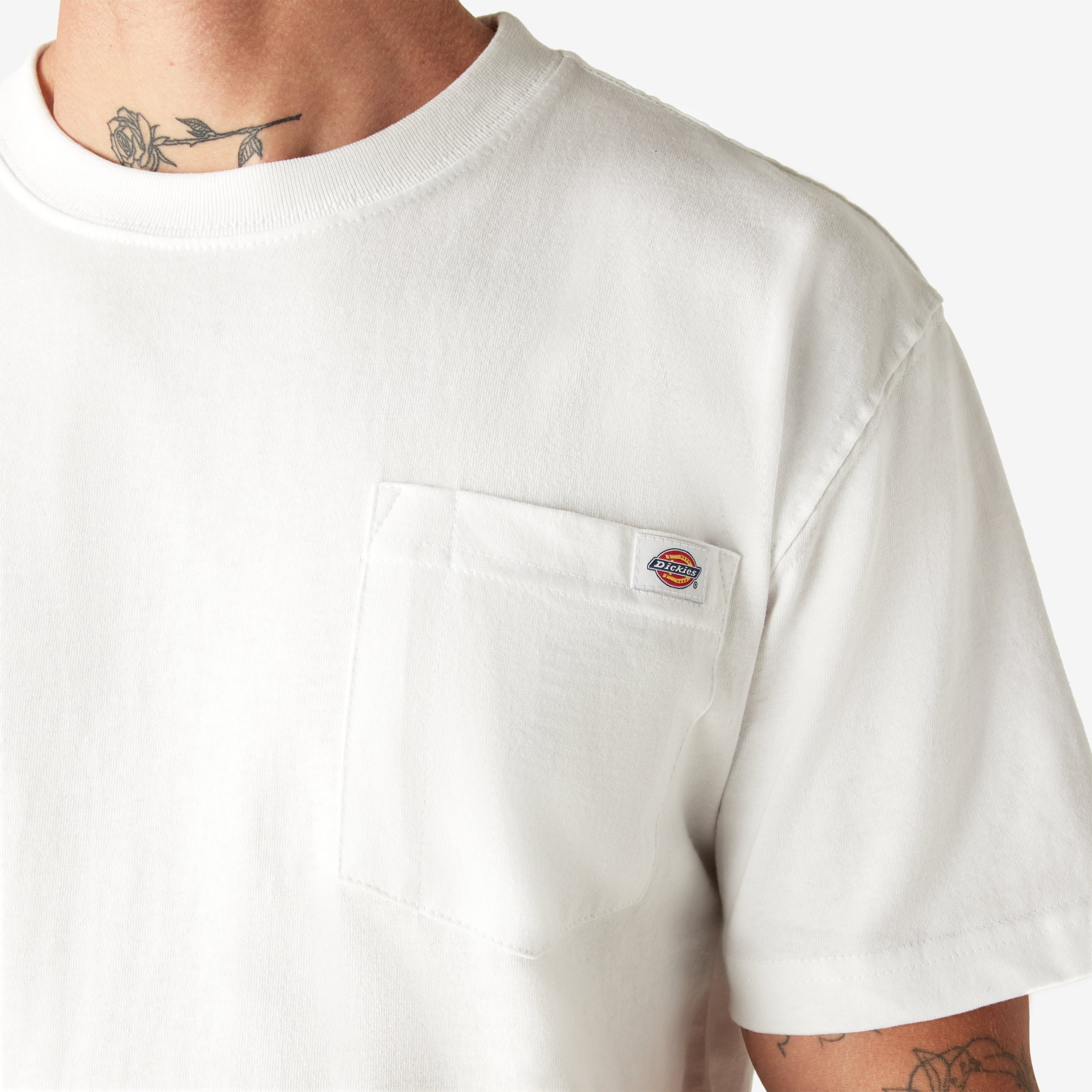 Heavyweight Short Sleeve Pocket T-Shirt - Image 7