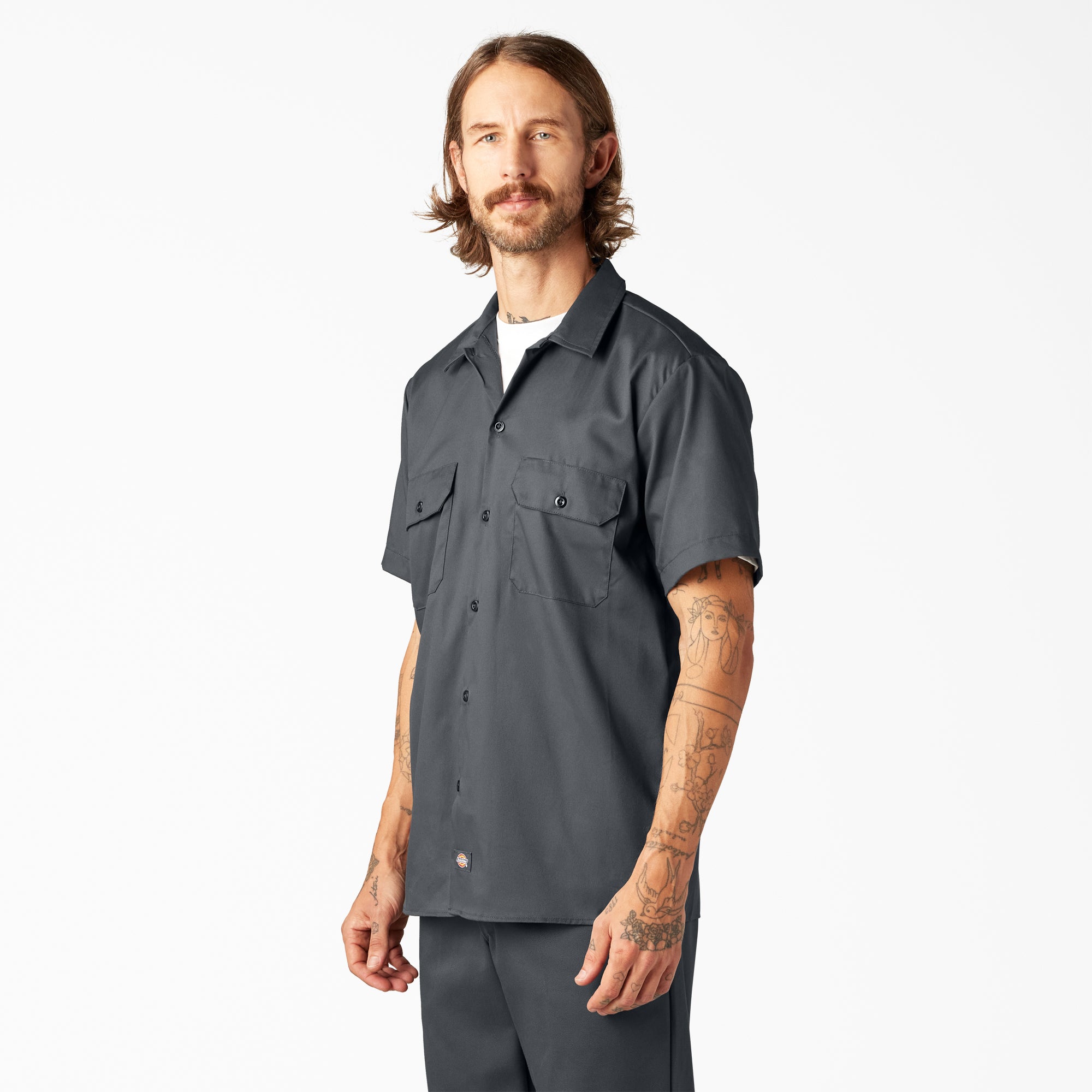 FLEX Slim Fit Short Sleeve Work Shirt - Image 3