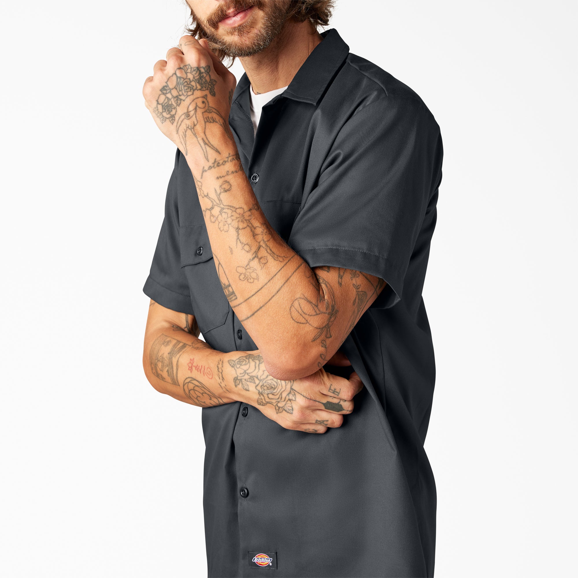 FLEX Slim Fit Short Sleeve Work Shirt - Image 9