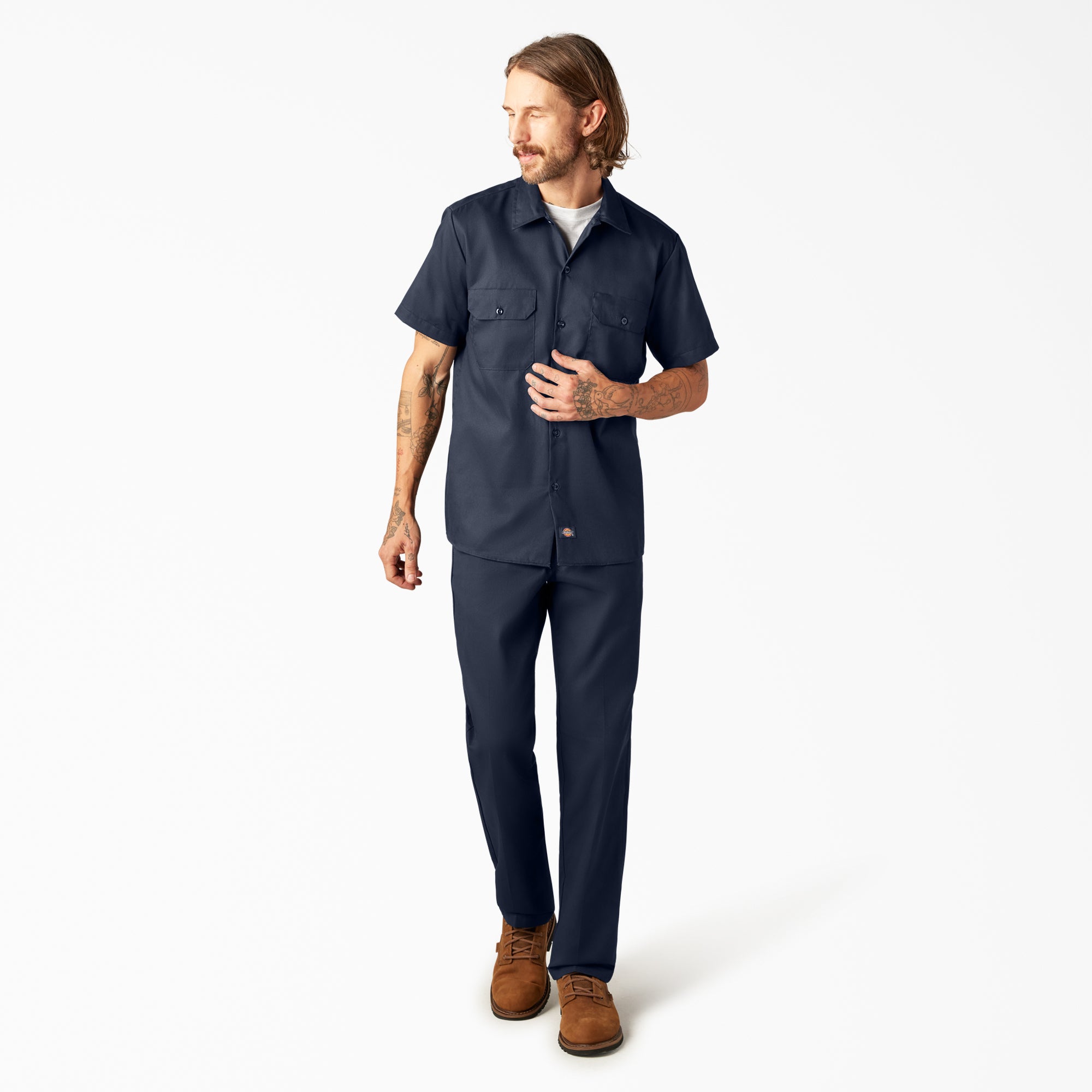 FLEX Slim Fit Short Sleeve Work Shirt - Image 5