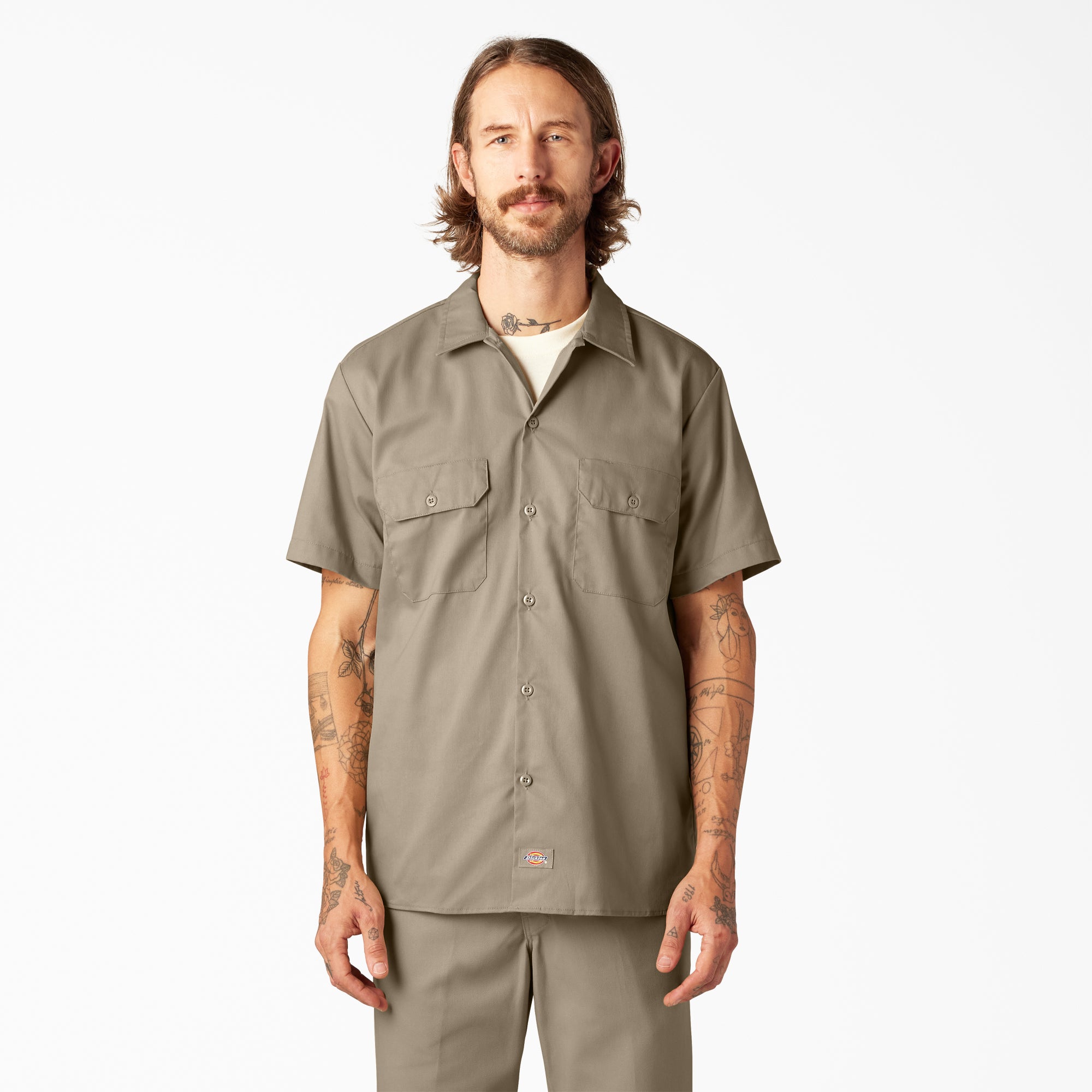 FLEX Slim Fit Short Sleeve Work Shirt